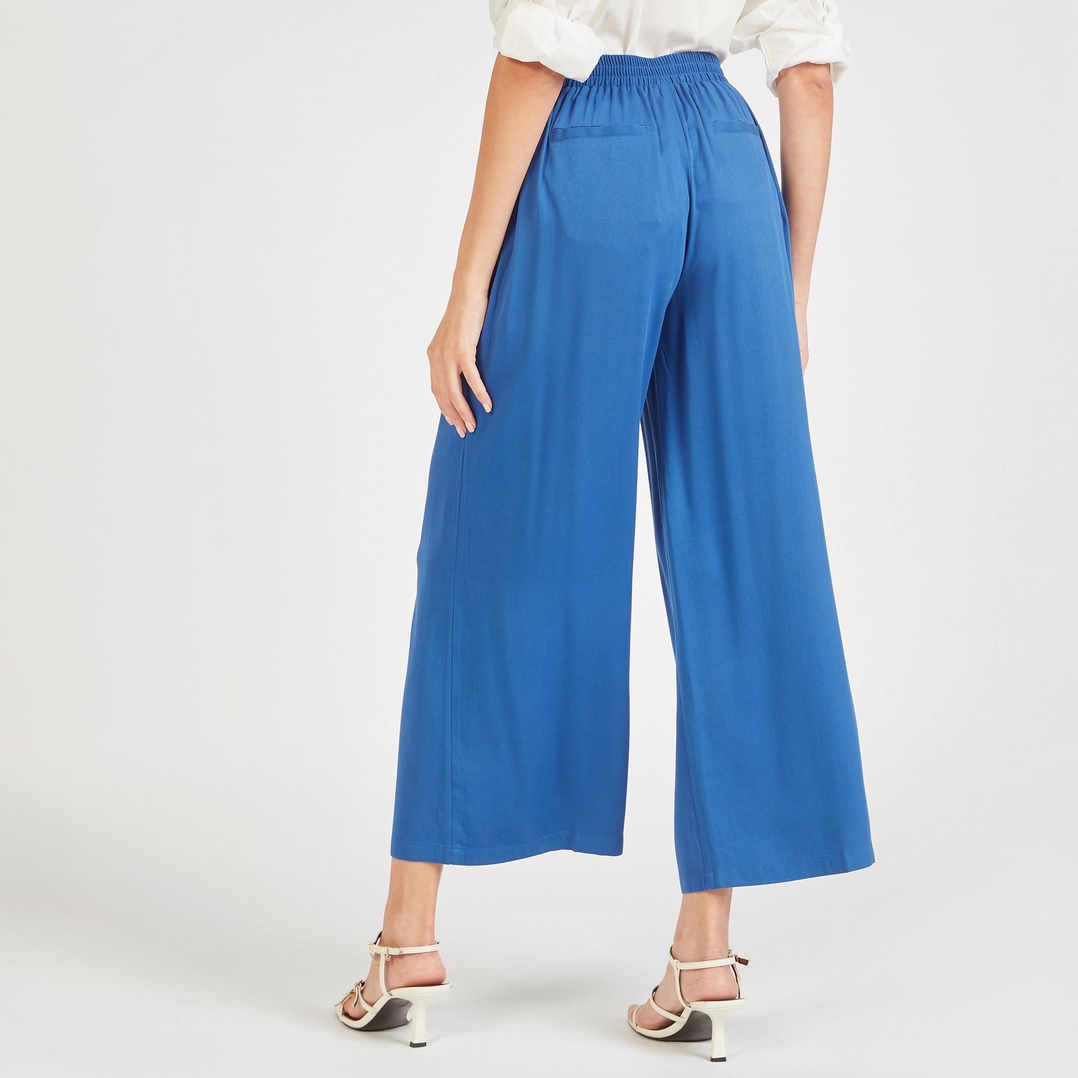 Solid Flexi Waist Palazzo Pants with Tie-Up and Pockets-women-clothing-bottoms-trousers-image-4