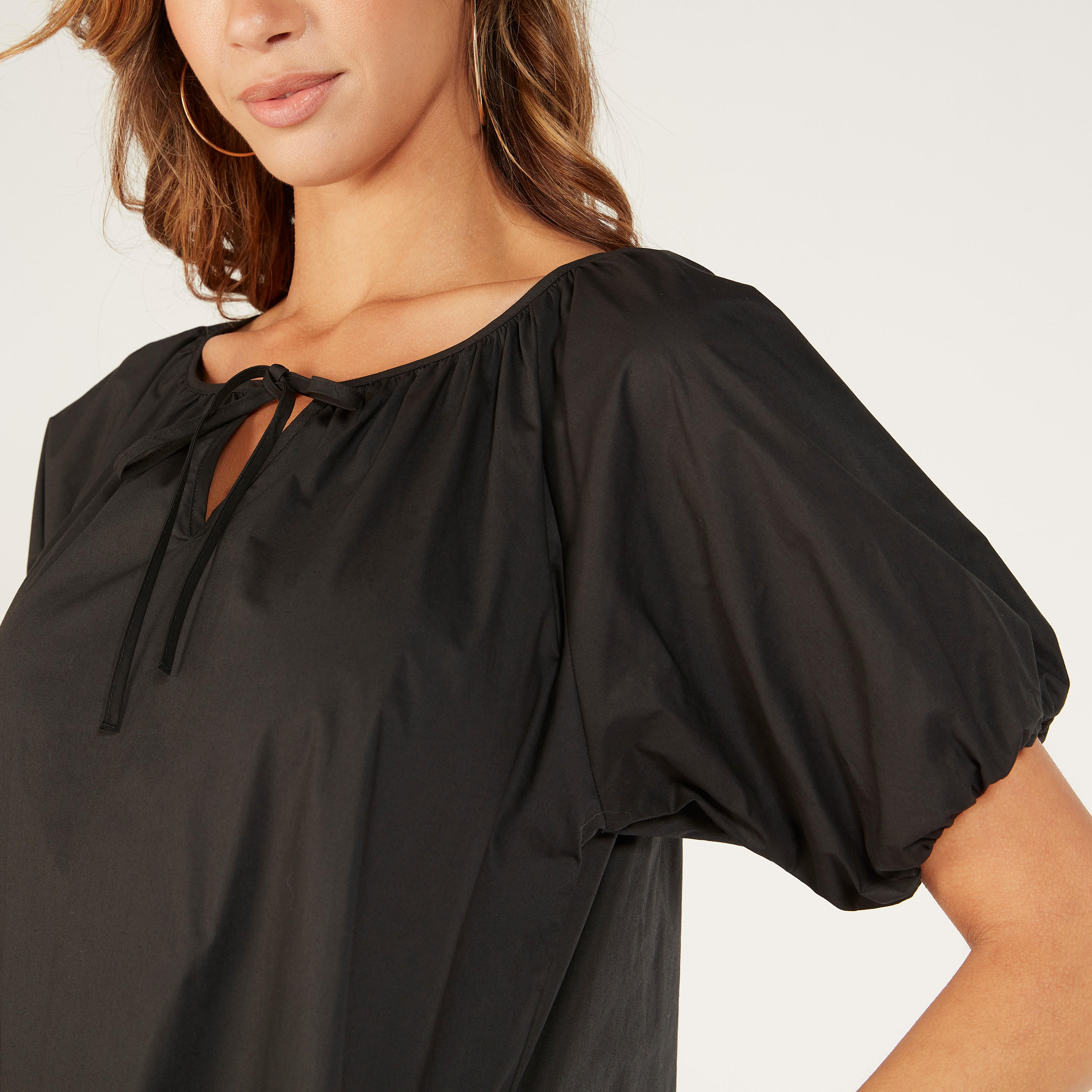 Solid Midi Dress with Slit Detail and Pockets-women-clothing-dresses-image-15
