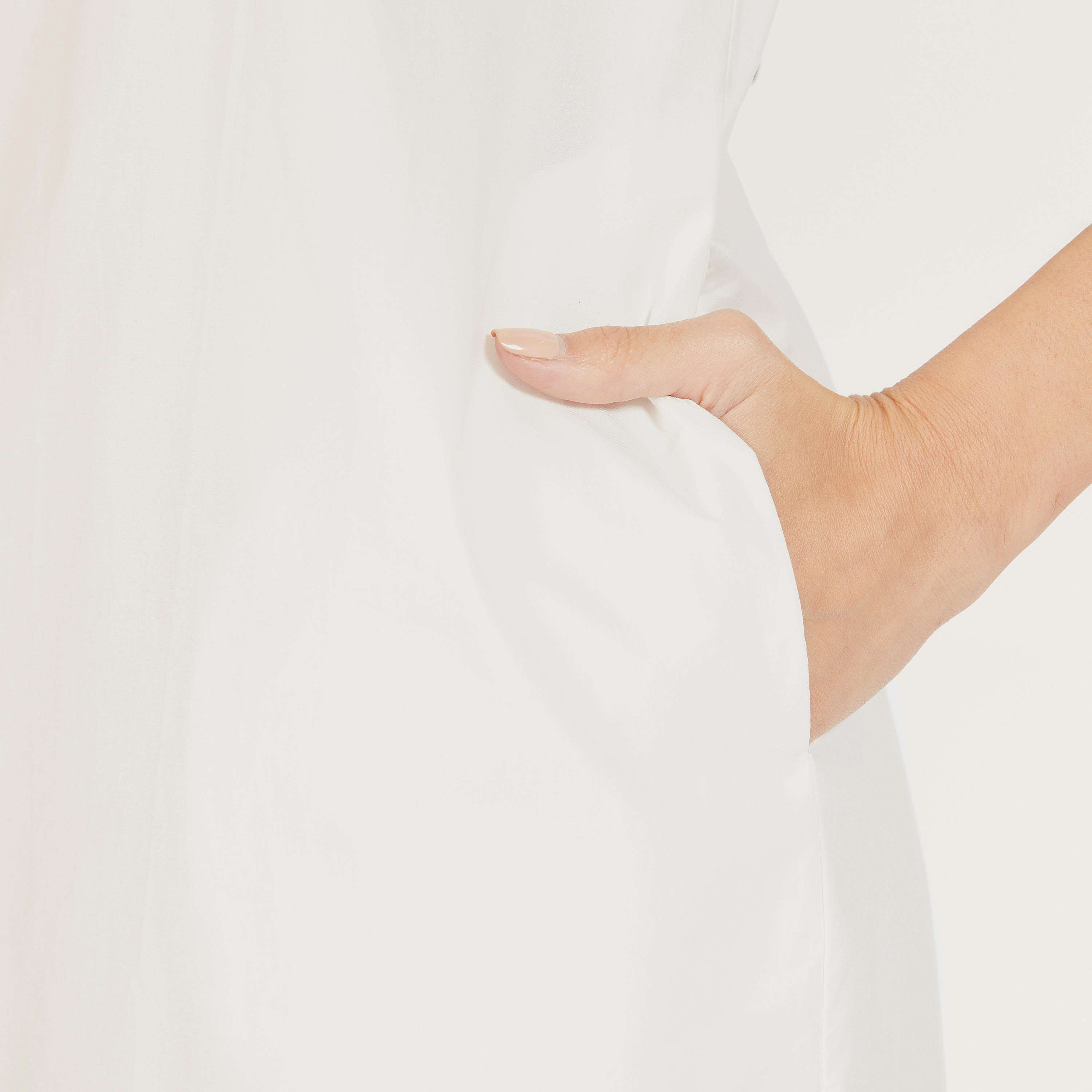 Solid Midi Dress with Slit Detail and Pockets-women-clothing-dresses-image-21
