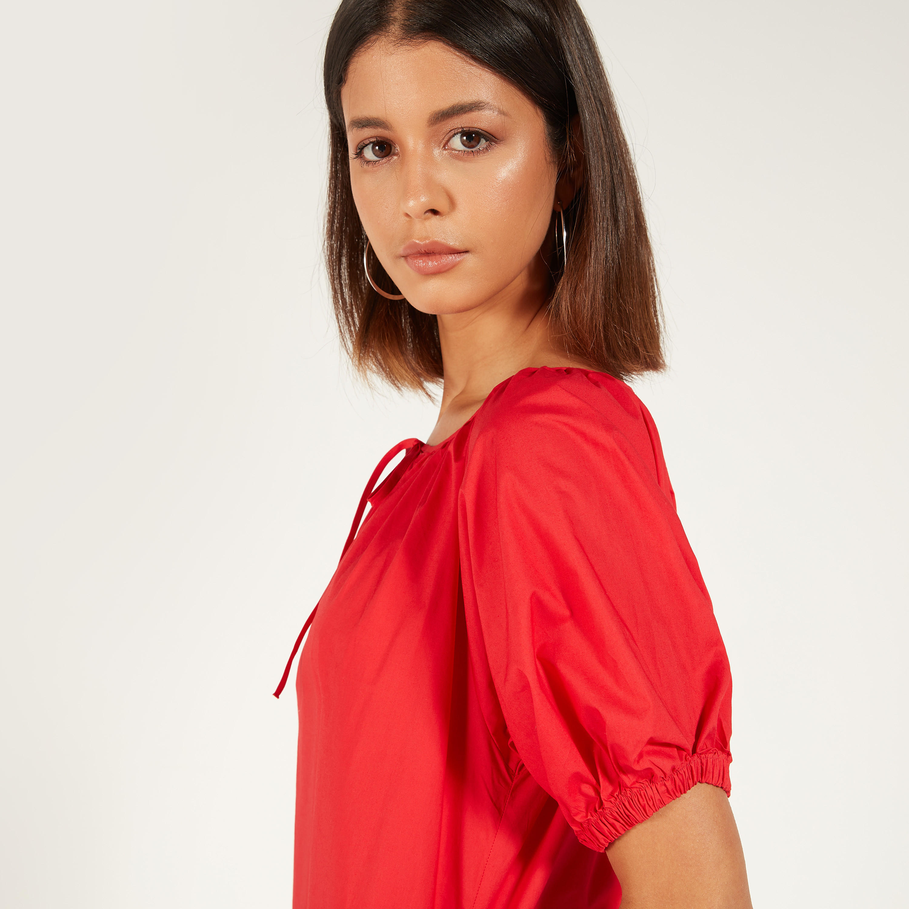 Solid Midi Dress with Slit Detail and Pockets-women-clothing-dresses-image-8