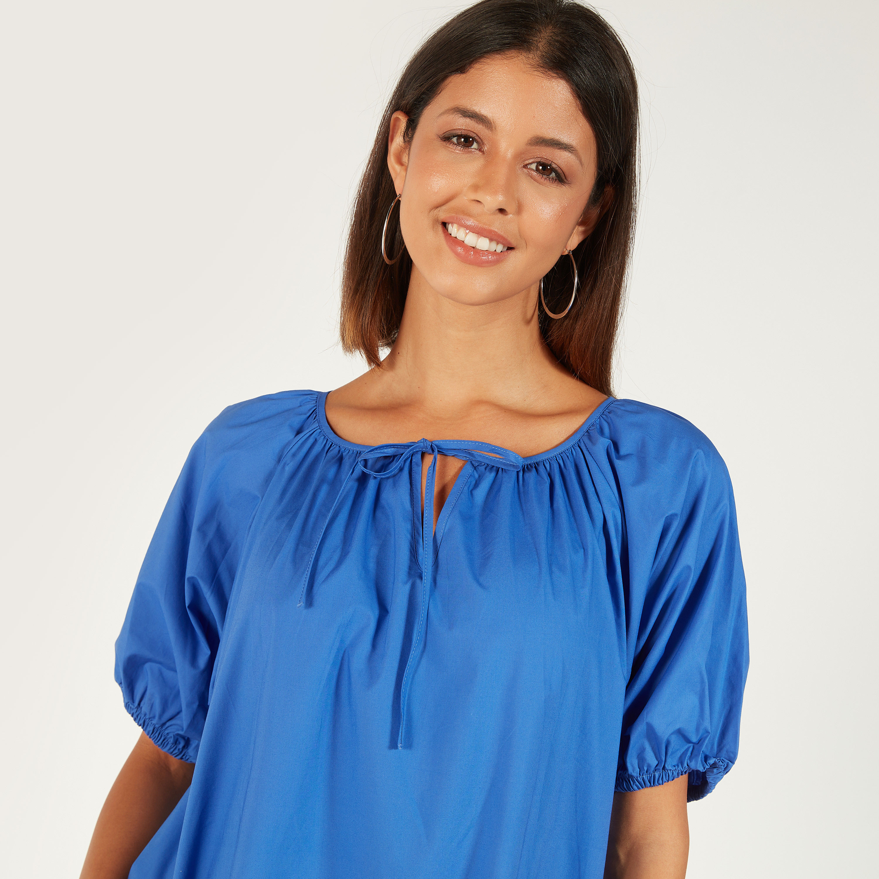 فستان ميدي سادة بجيوب-women-clothing-dresses-image-3
