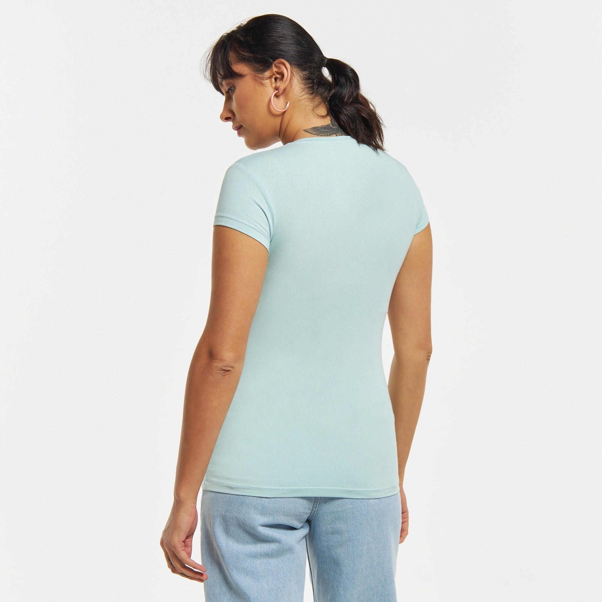 تيشيرت سادة بياقة ضيّقة وأكمام قصيرة-women-clothing-tshirts-image-23
