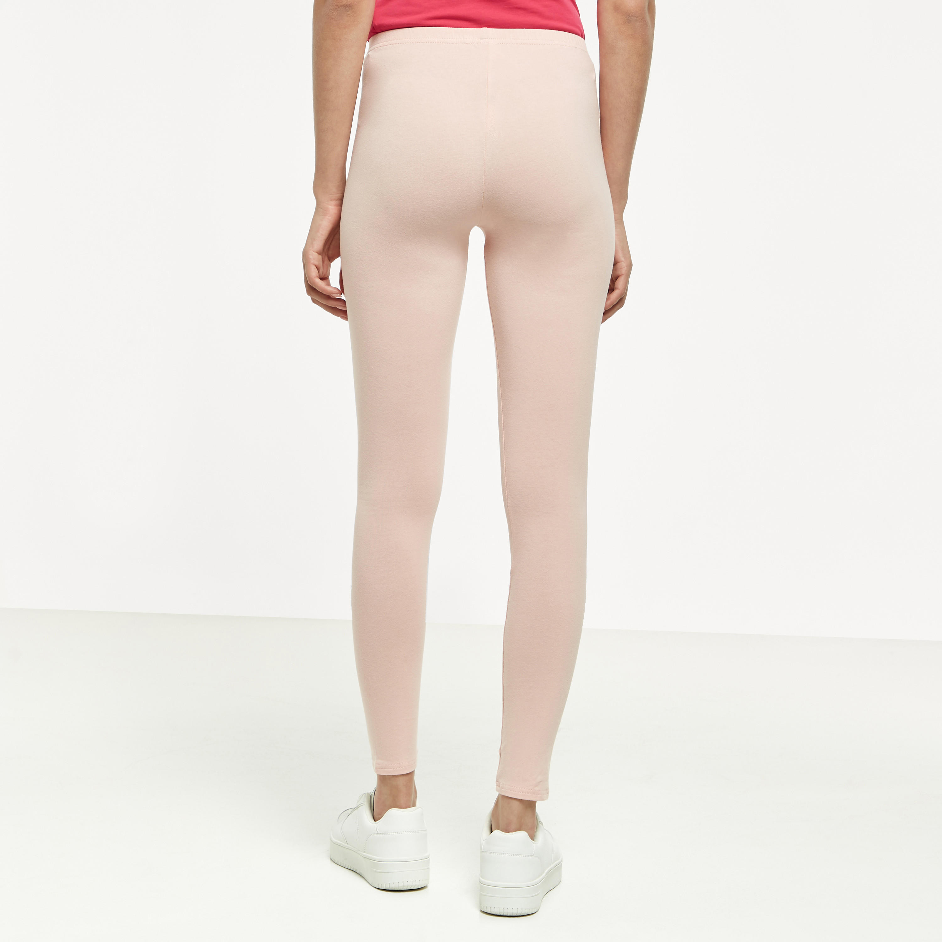 بنطلون ليقنز سادة طويل بخصر مطّاطي-women-clothing-bottoms-leggings-image-31