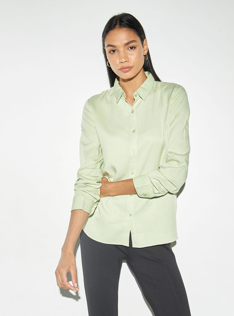 قميص بأكمام طويلة وكسّرات-women-clothing-shirtsandblouses-shirts-image-5