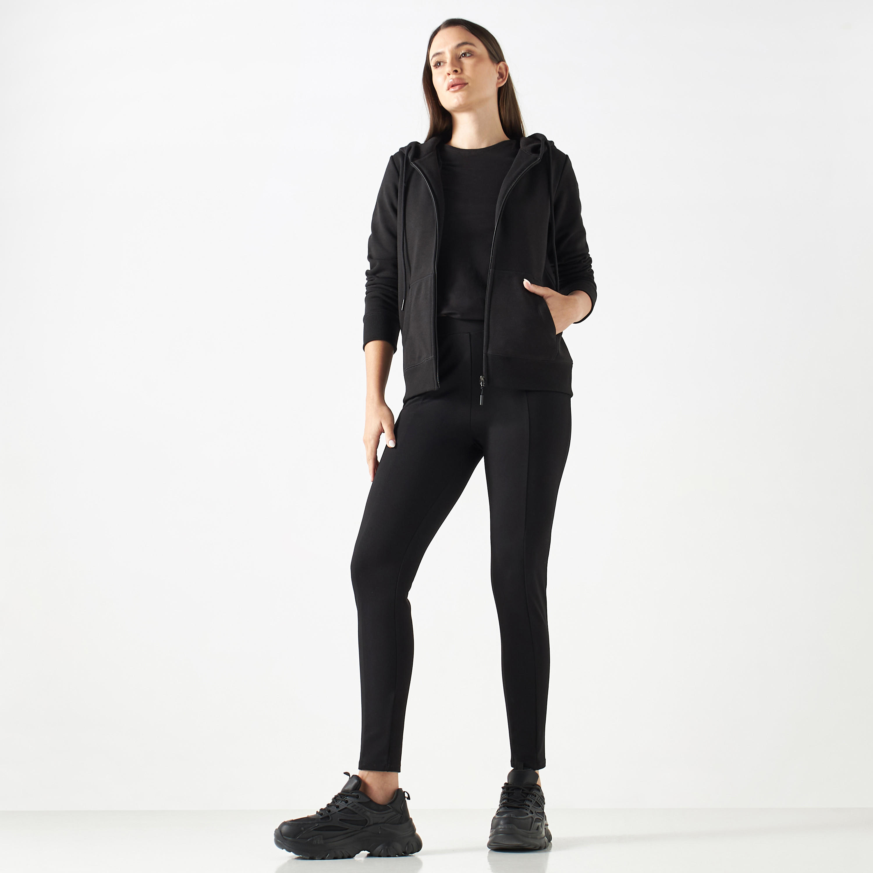 هودي بسحّاب وأكمام طويلة وجيوب-women-winterwear-coatsandjackets-jackets-image-2