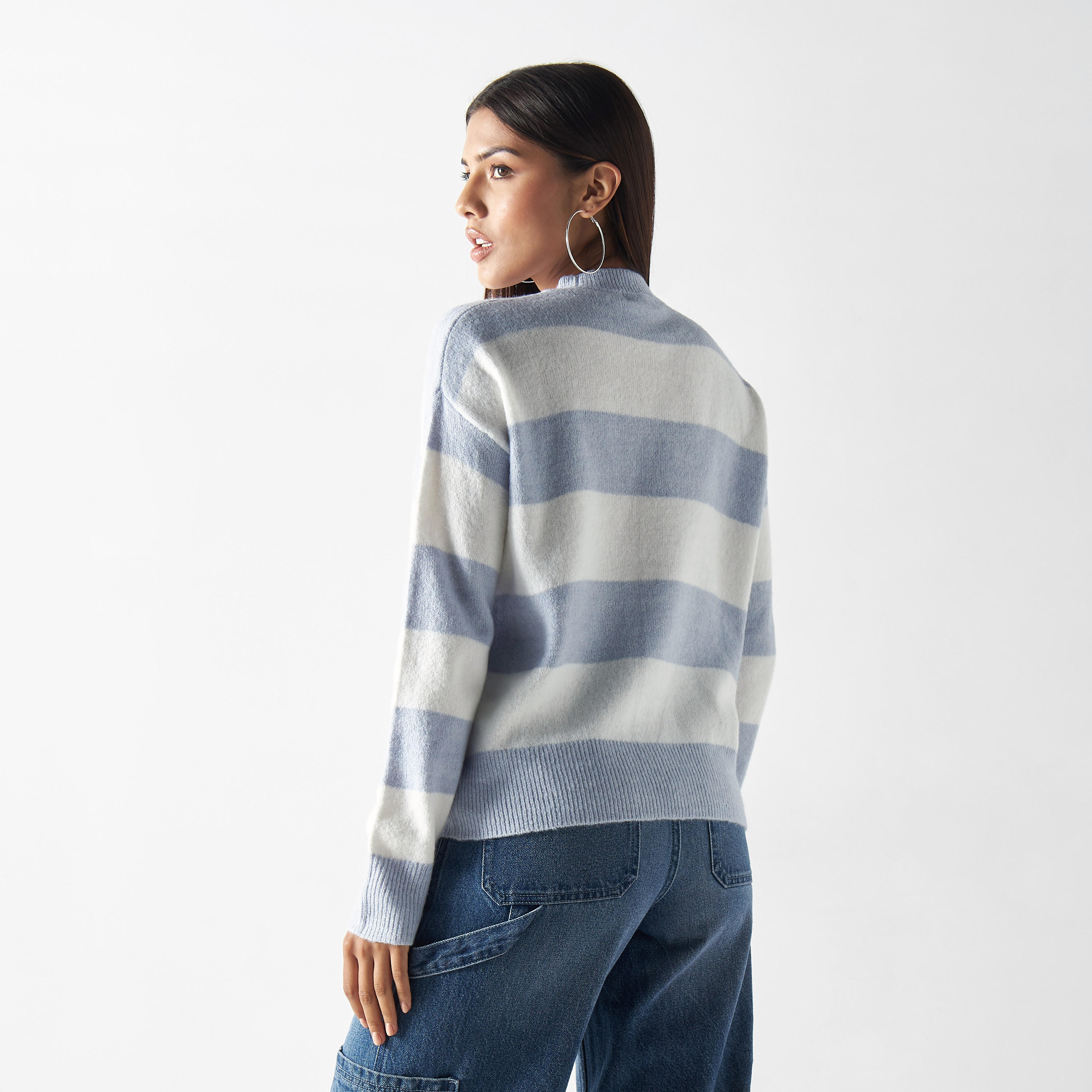 كنزة مخططة بأكمام طويلة-women-clothing-cardigansandjumpers-jumpers-image-3