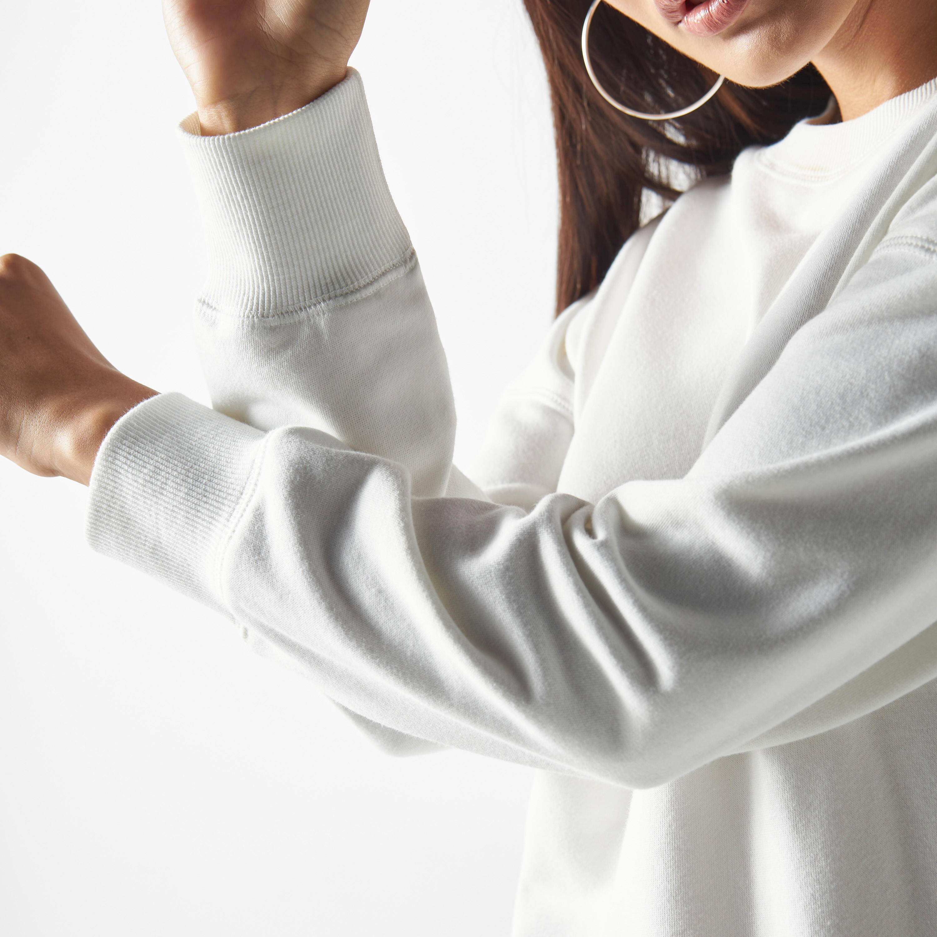 Solid Sweatshirt with Long Sleeves-women-clothing-hoodiesandsweatshirts-sweatshirts-image-5