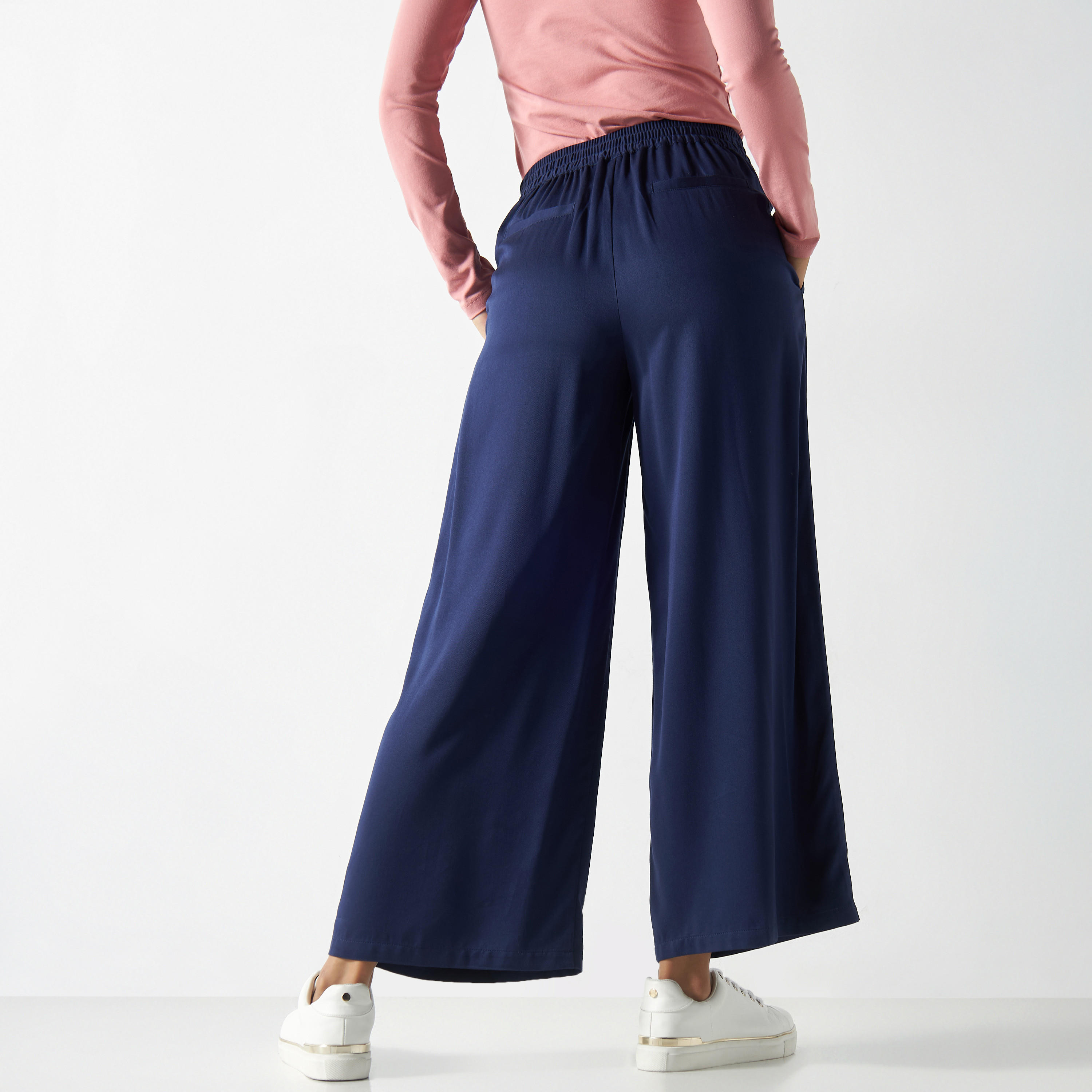 بنطلون واسع الساقين بحزام ربط وجيوب-women-clothing-bottoms-trousers-image-3