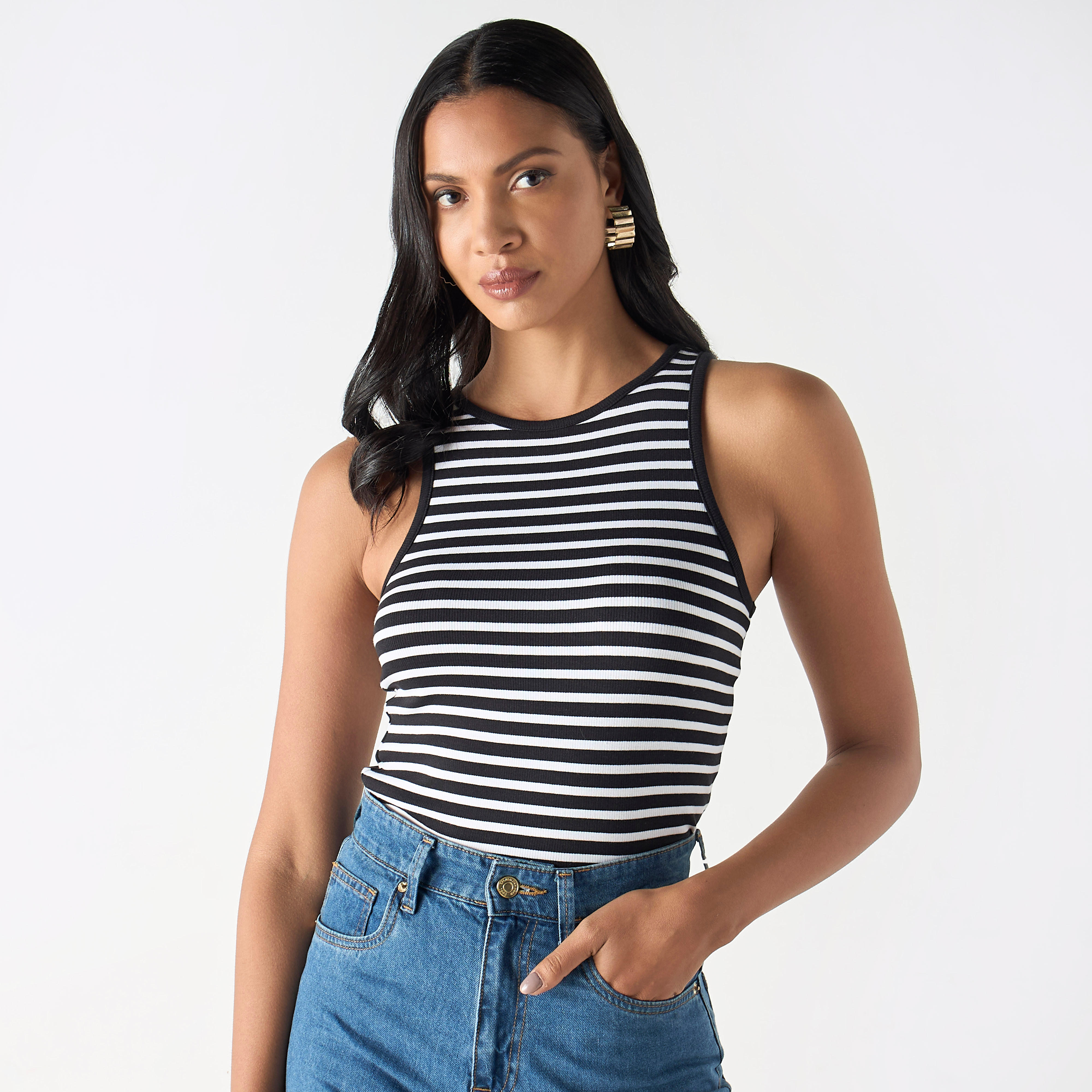 بلوزة دون أكمام مخطّطة-women-clothing-tshirts-image-1