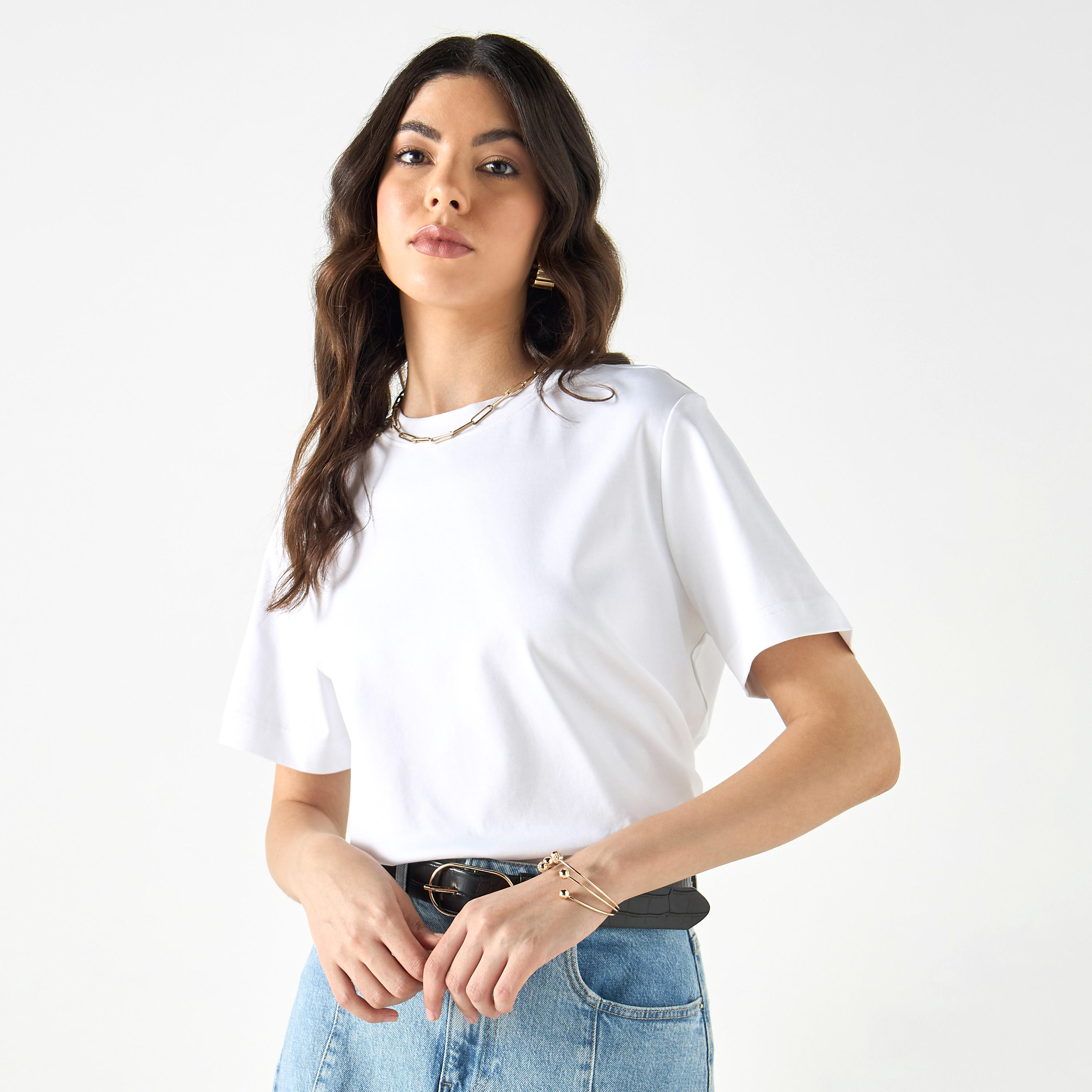 تيشيرت مع أكمام قصيرة-women-clothing-tshirts-image-1