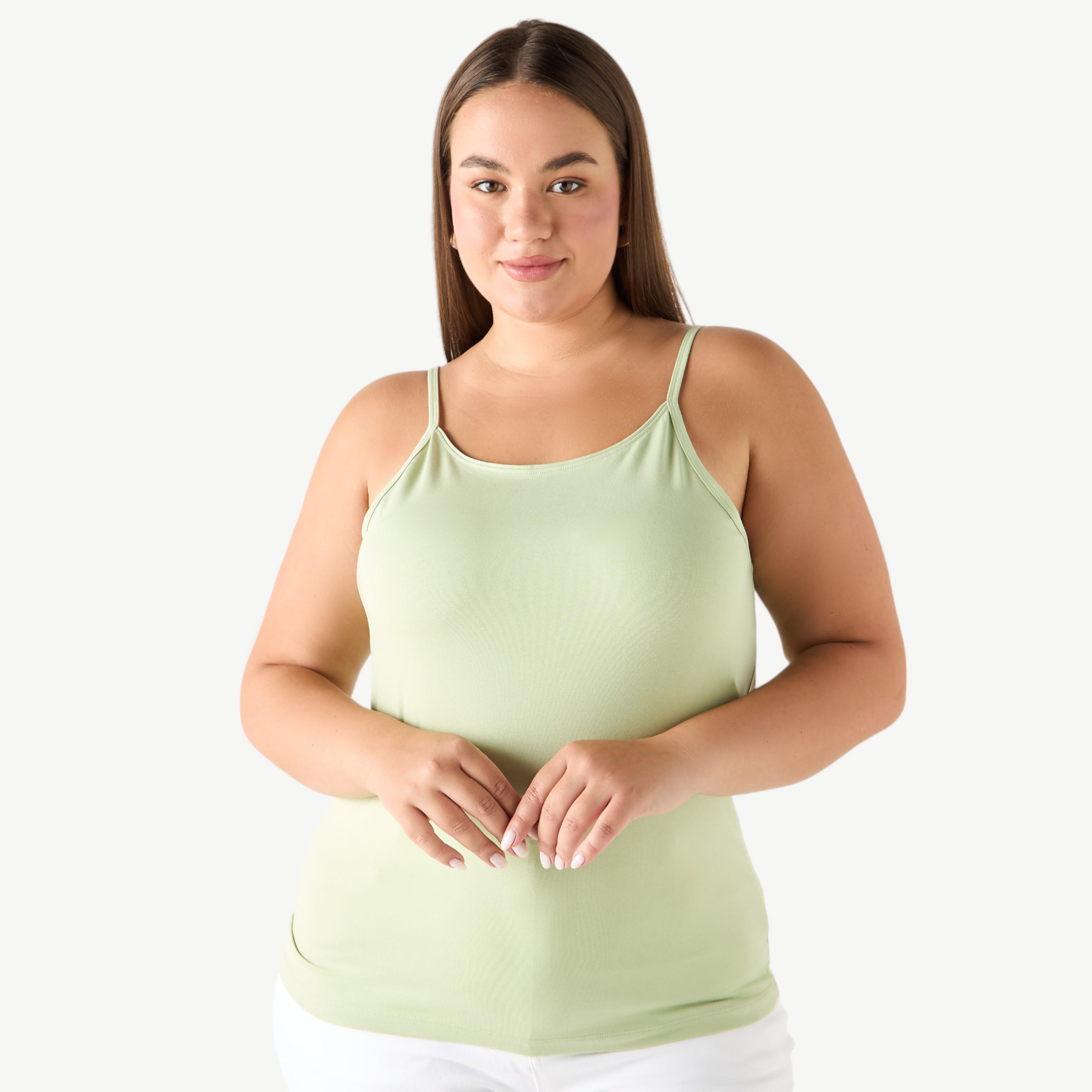 بلوزة دون أكمام بحمّالات رفيعة وياقة عميقة-women-clothing-tshirts-image-2