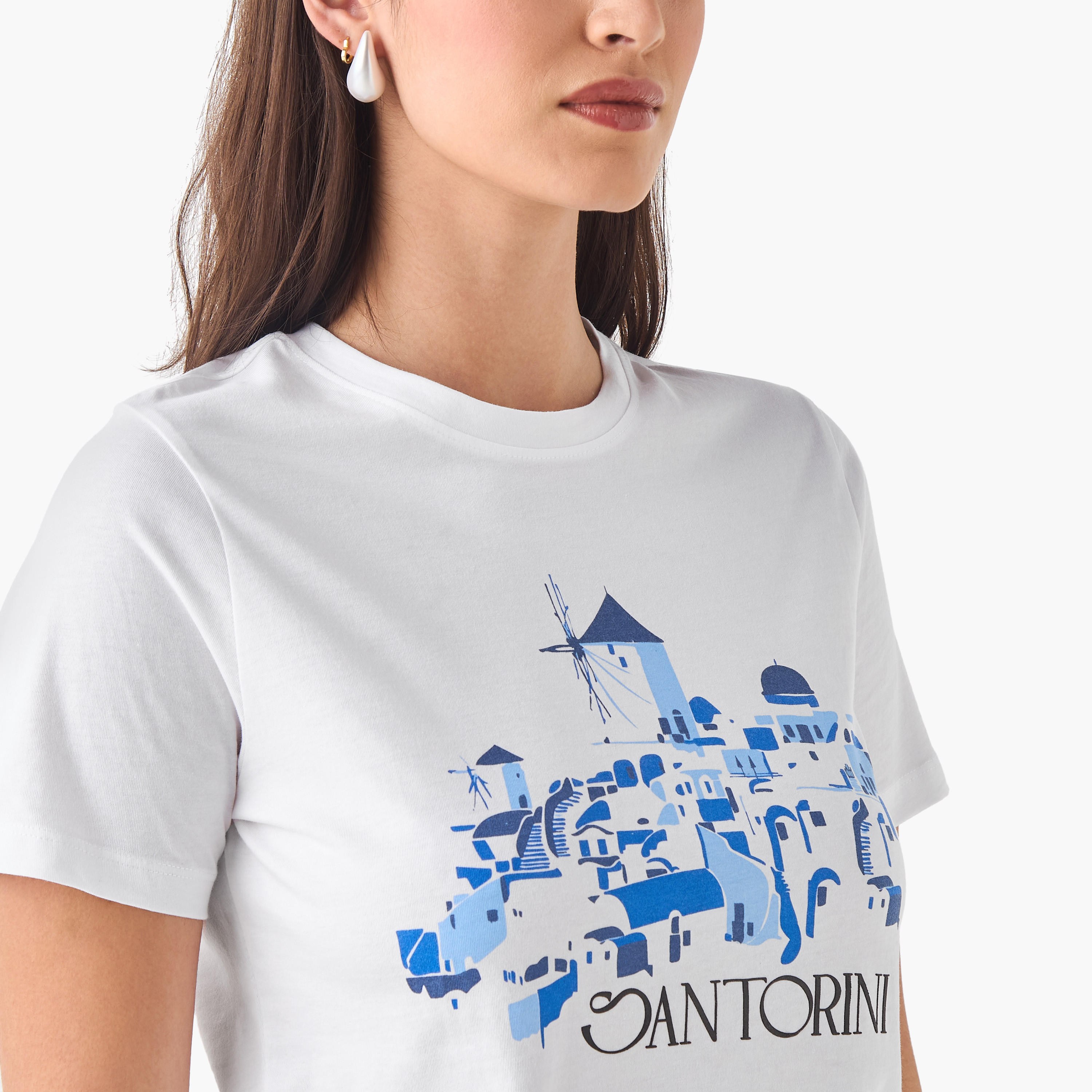 Santorini Print Cotton T-shirt-women-clothing-tshirts-image-4