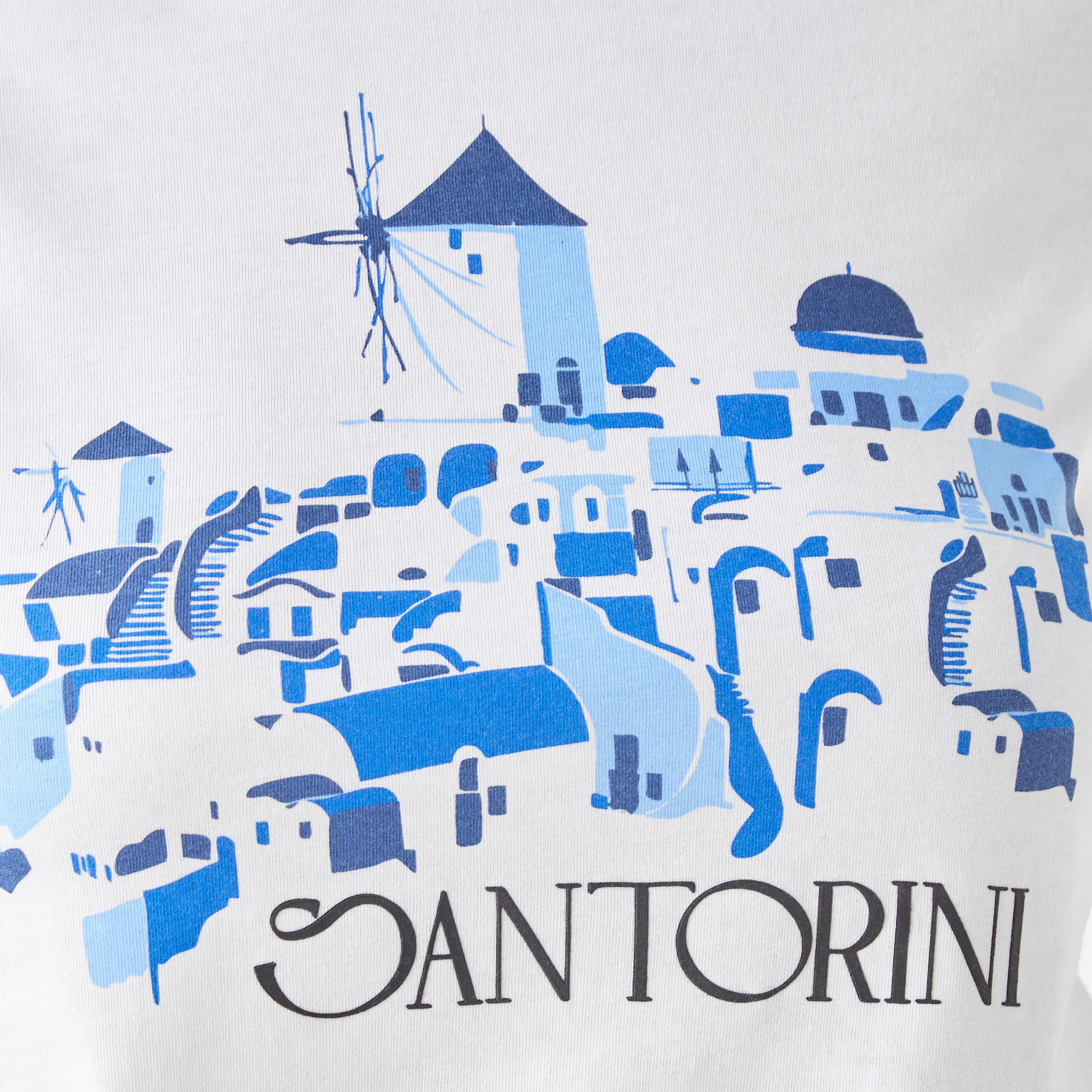 Santorini Print Cotton T-shirt-women-clothing-tshirts-image-5