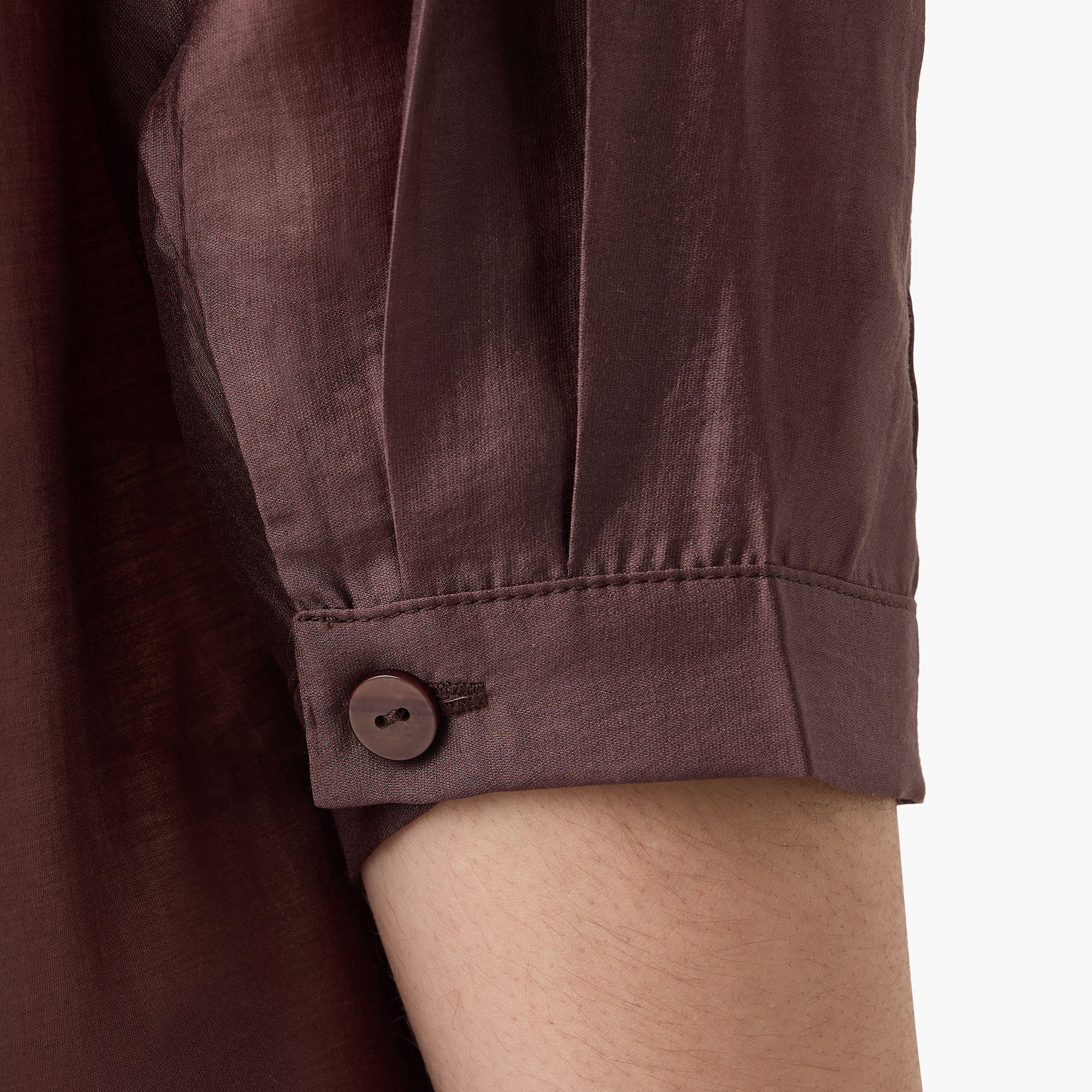 Relaxed Fit High Low Shirt with 3/4 Sleeves-women-clothing-shirtsandblouses-shirts-image-5