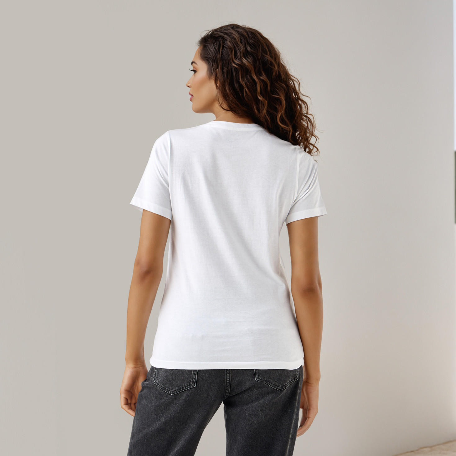 Slogan Print T-shirt-women-clothing-tshirts-image-3