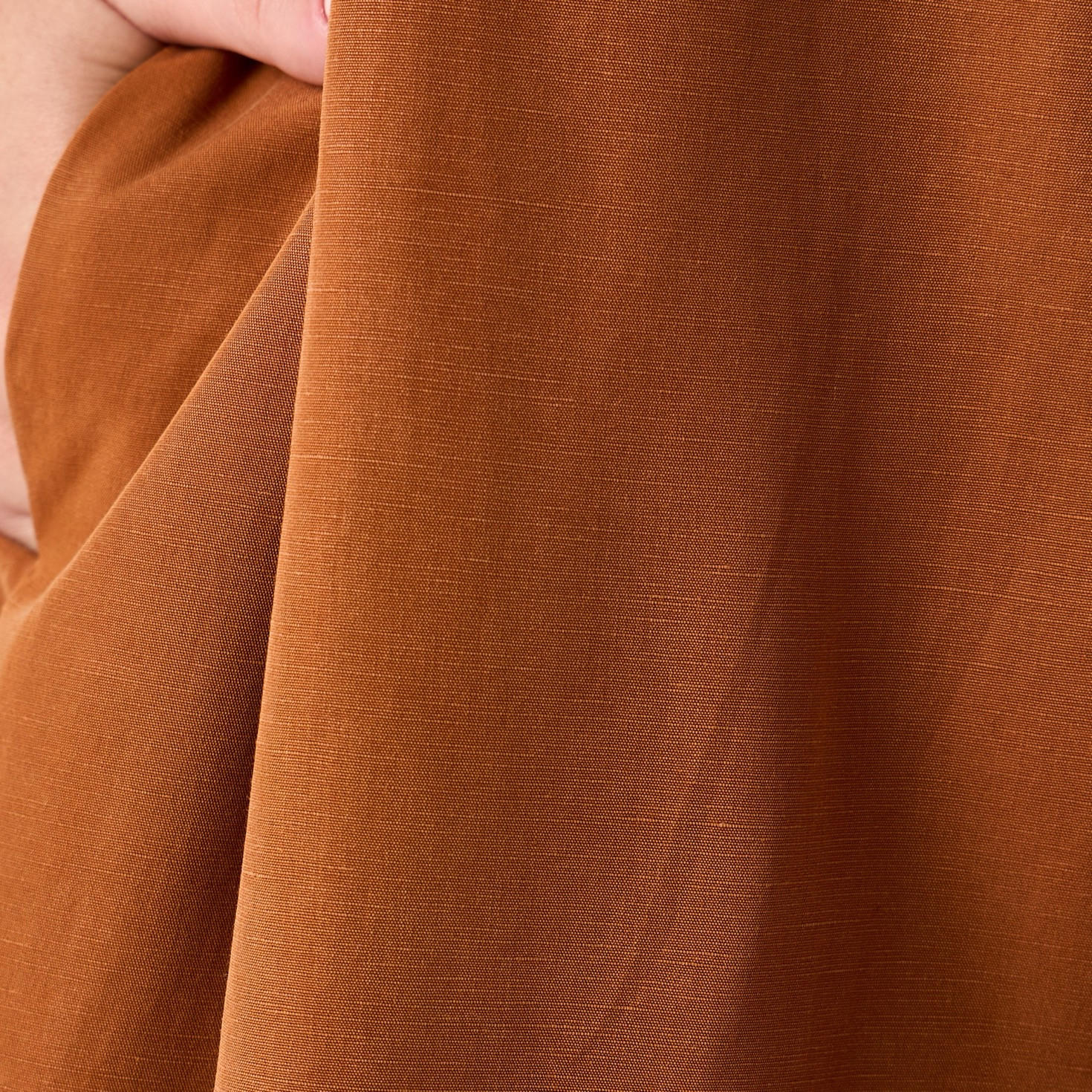 Relaxed Fit Linen Blend Shirt Dress with Pockets and Slits-women-clothing-dresses-image-5