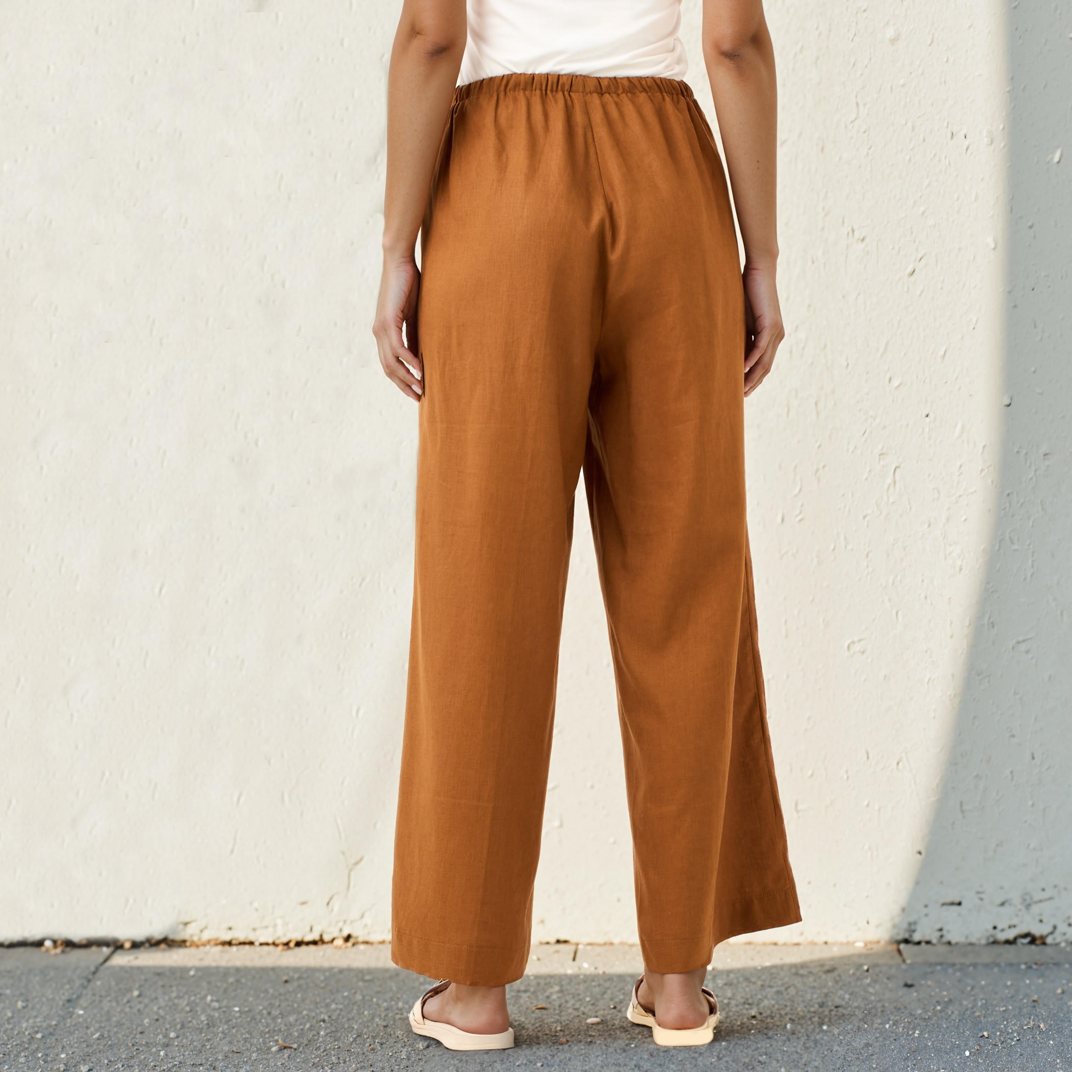 بنطلون كتان واسع الساقين-women-clothing-bottoms-trousers-image-3