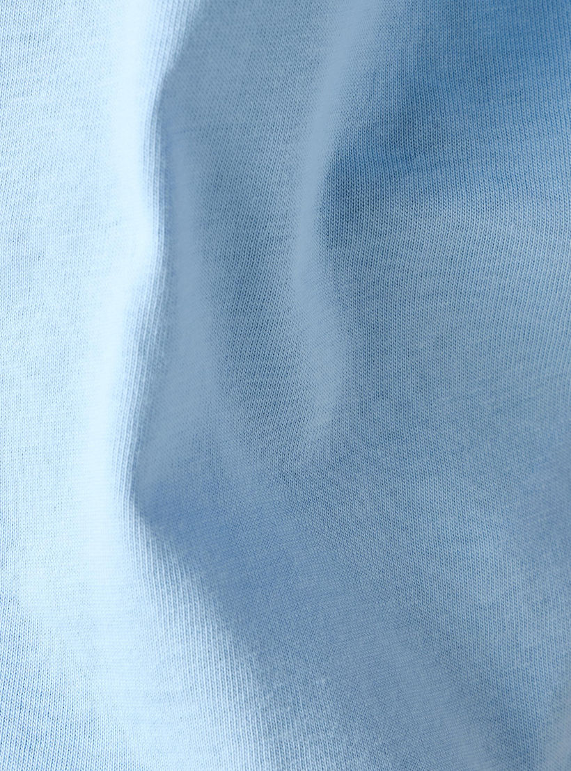 تيشيرت قطن بقصّة مريحة وياقة ضيقة-women-clothing-tshirts-image-1