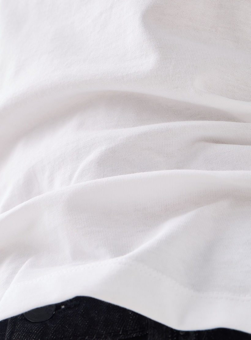 Relaxed Fit Crew Neck Cotton T-shirt-women-clothing-tshirts-image-5