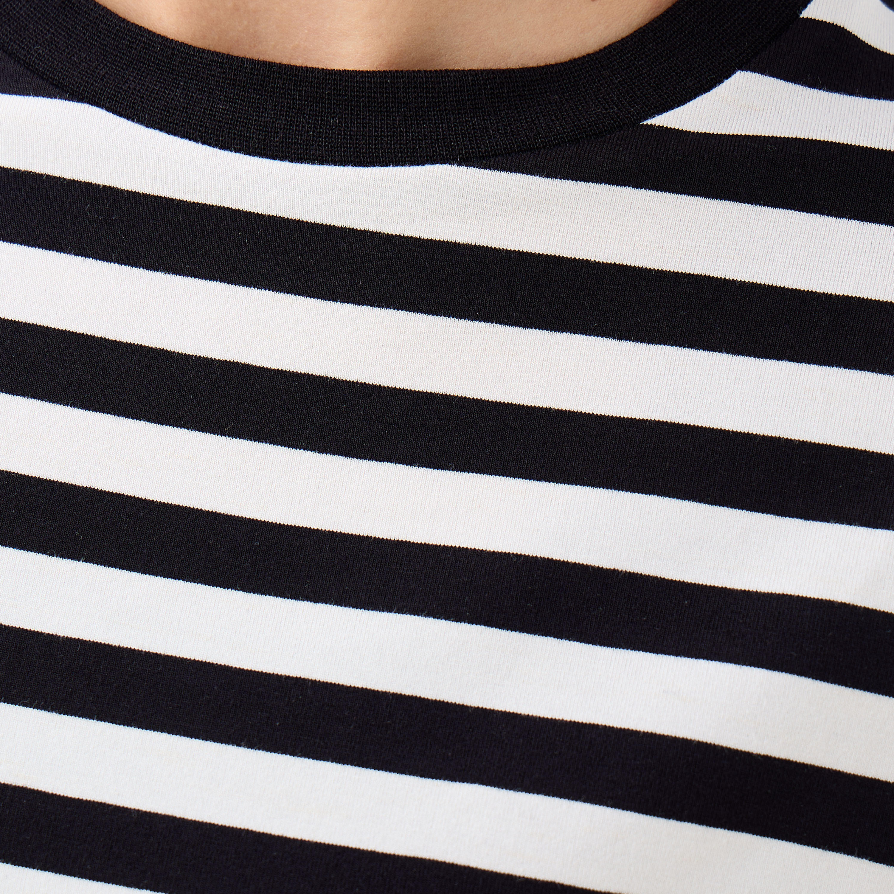 Striped Viscose Crew Neck T-shirt-women-clothing-tshirts-image-6