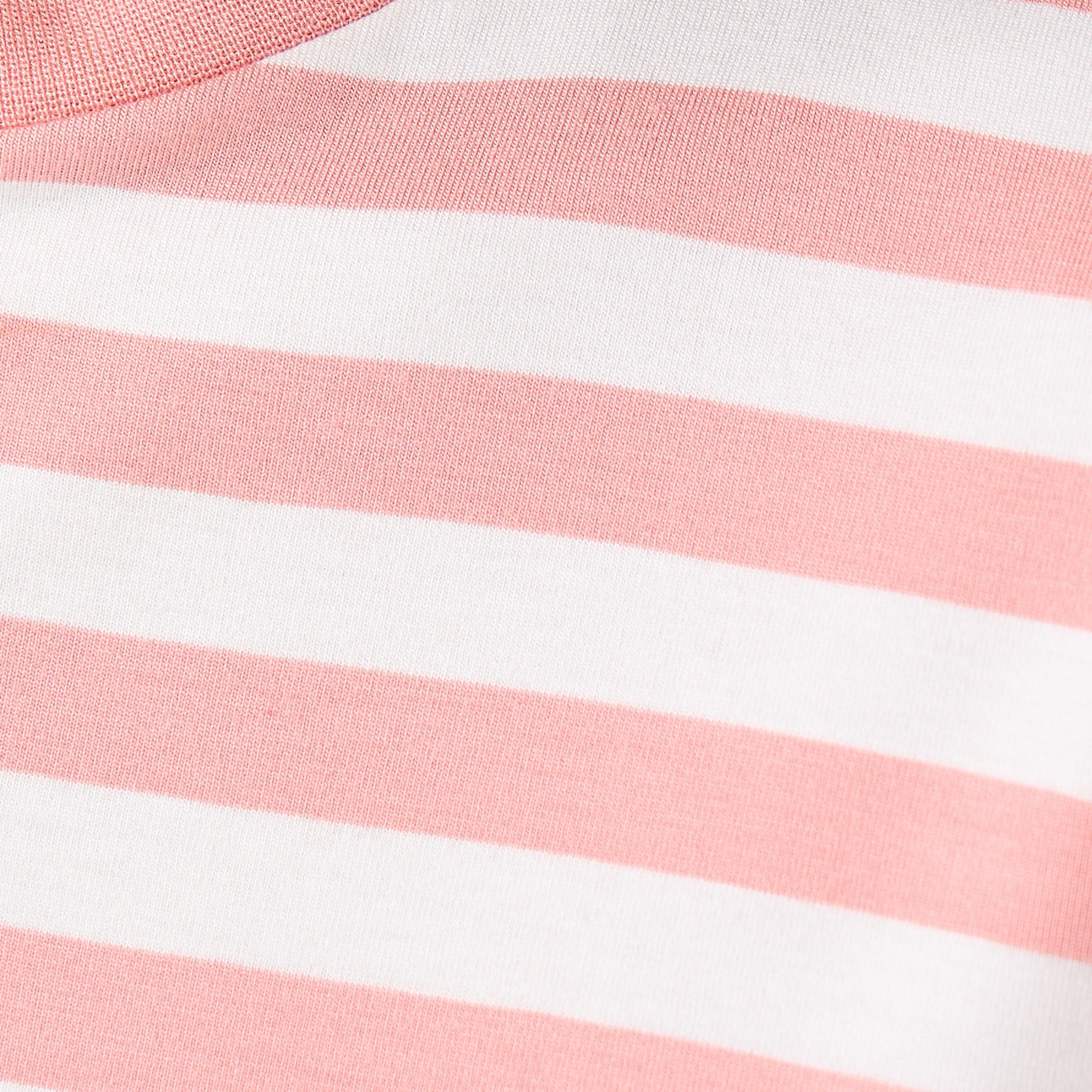 Striped Viscose Crew Neck T-shirt-women-clothing-tshirts-image-5