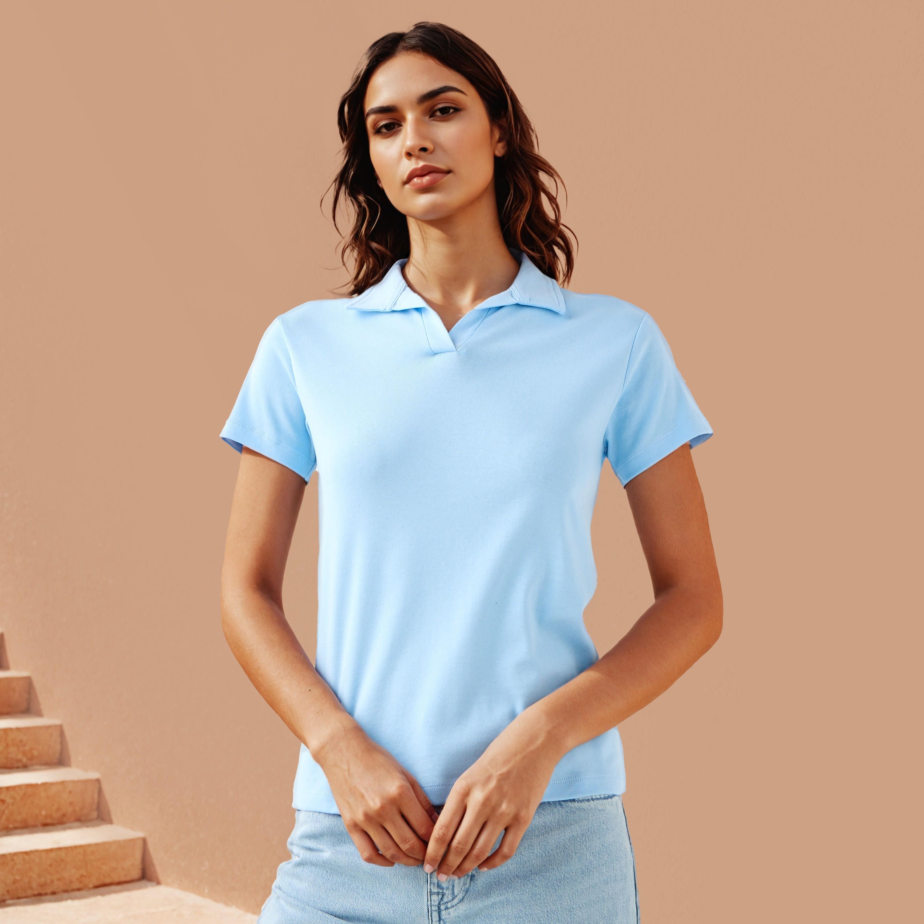 تيشيرت بياقة بولو-women-clothing-tshirts-image-5