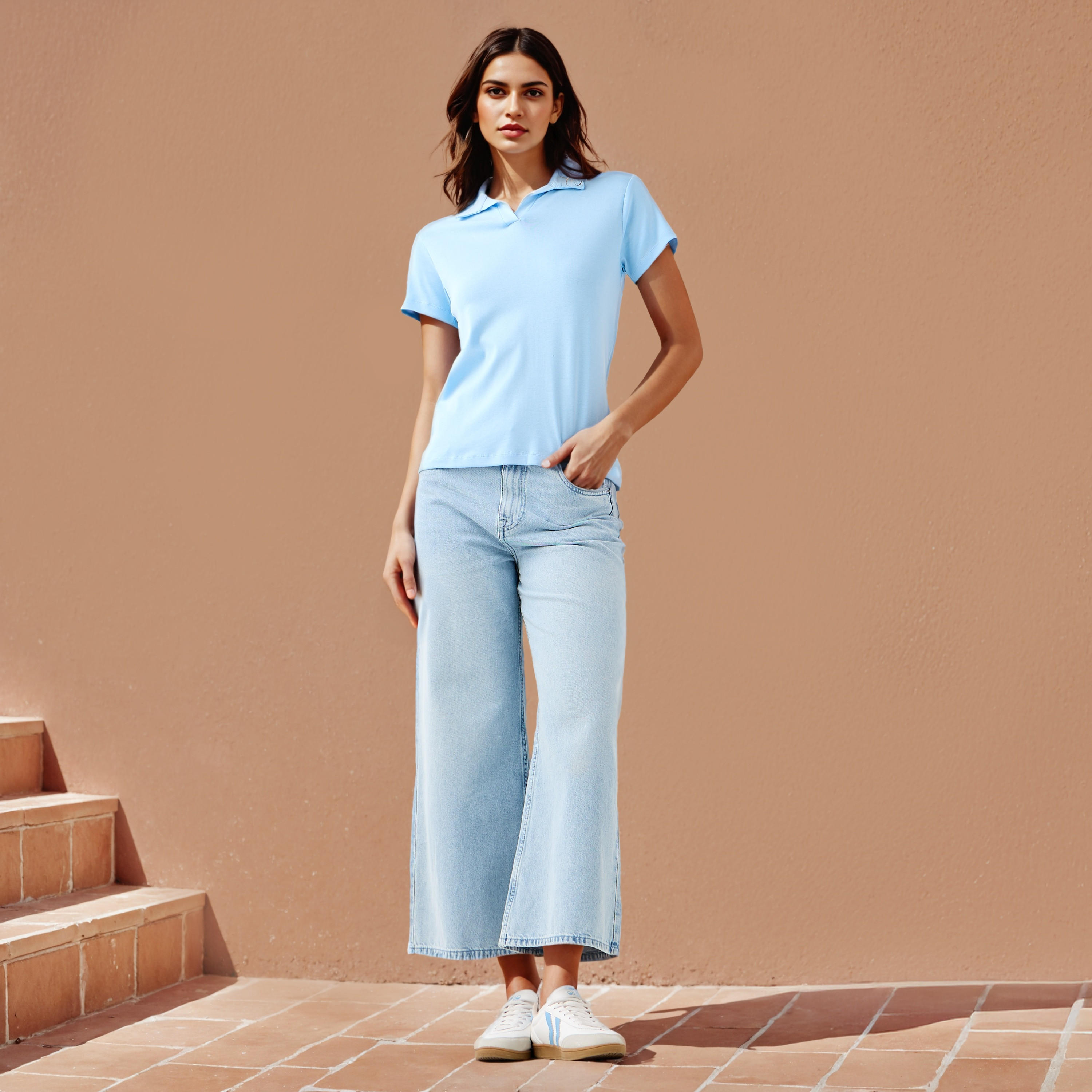 تيشيرت بياقة بولو-women-clothing-tshirts-image-4