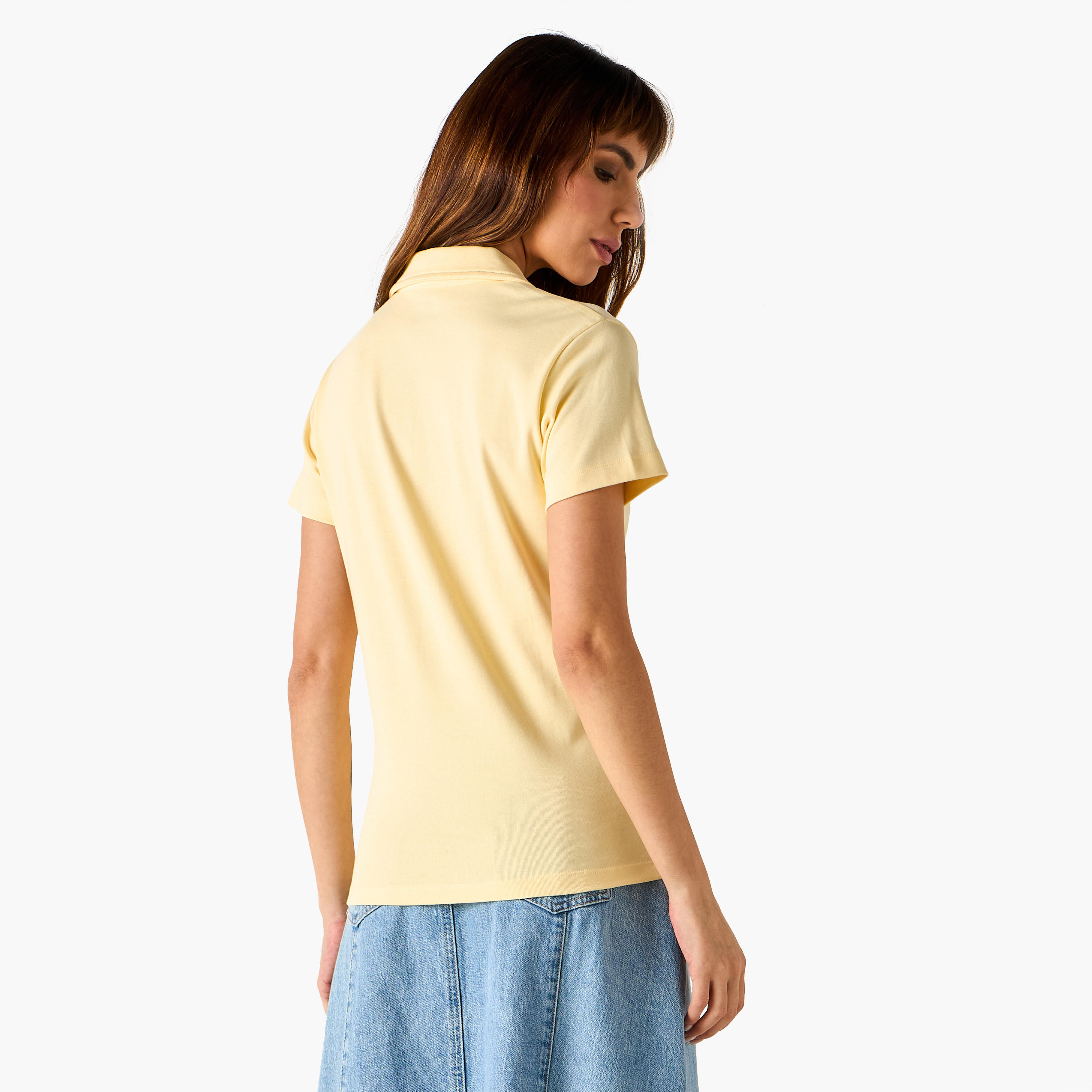 Johnny Collar Polo T-shirt-women-clothing-tshirts-image-3