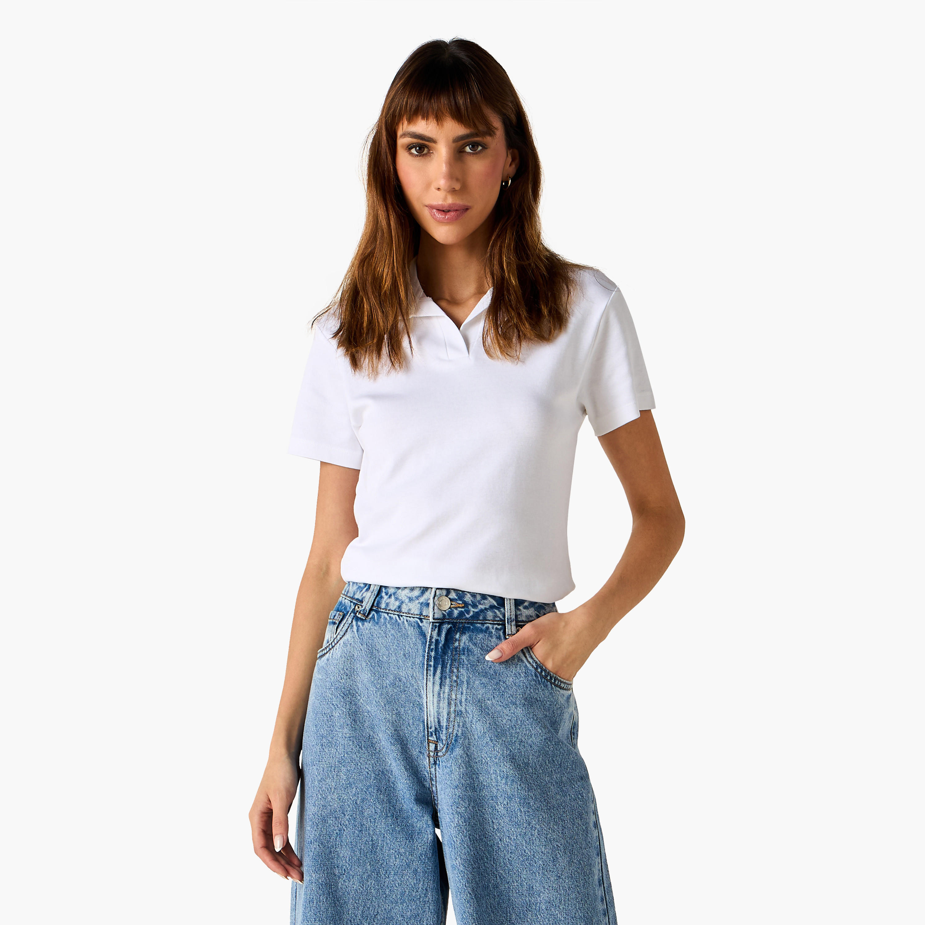 تيشيرت بياقة بولو-women-clothing-tshirts-image-5