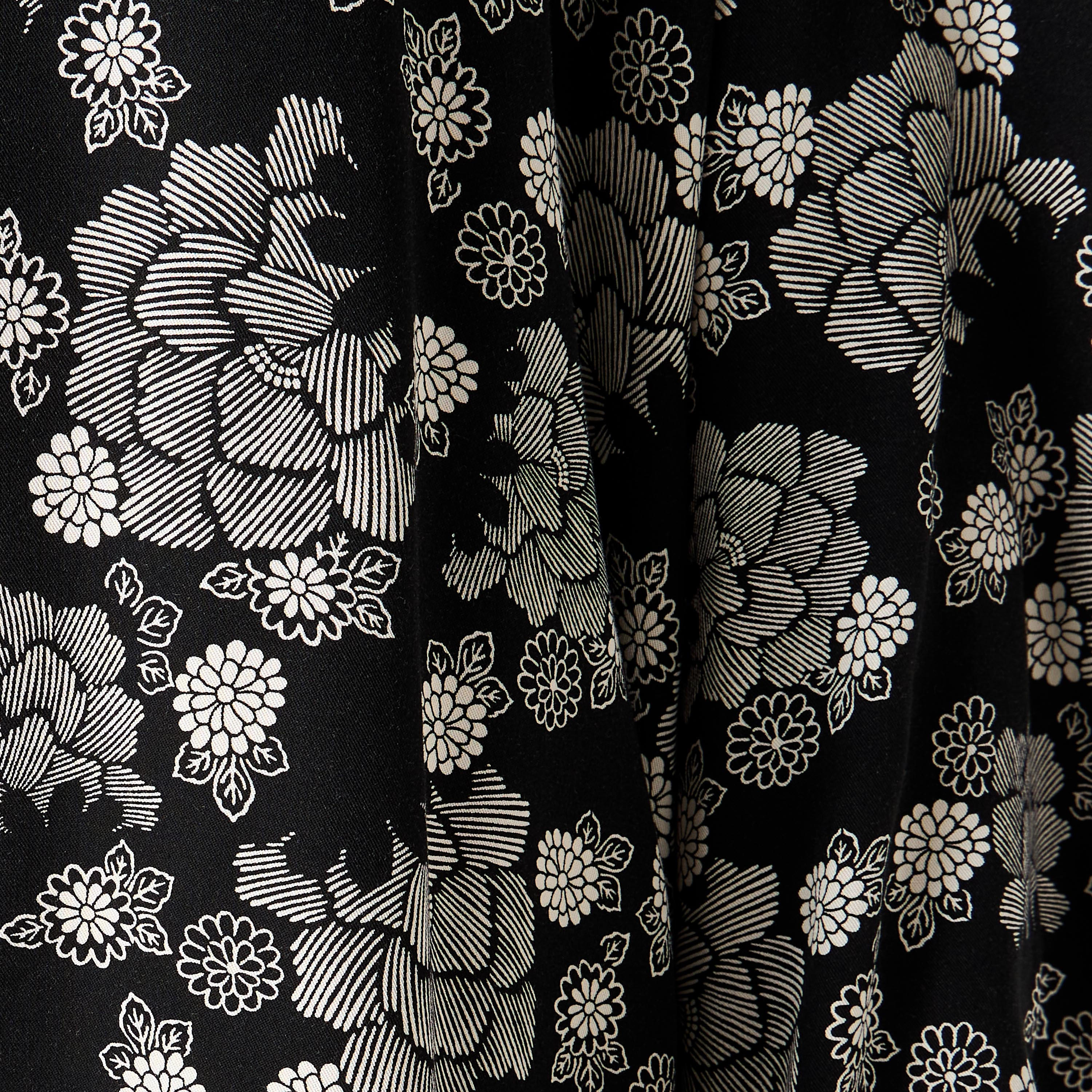 Floral Print Top with V-neck and Long Sleeves-women-clothing-shirtsandblouses-blouses-image-5