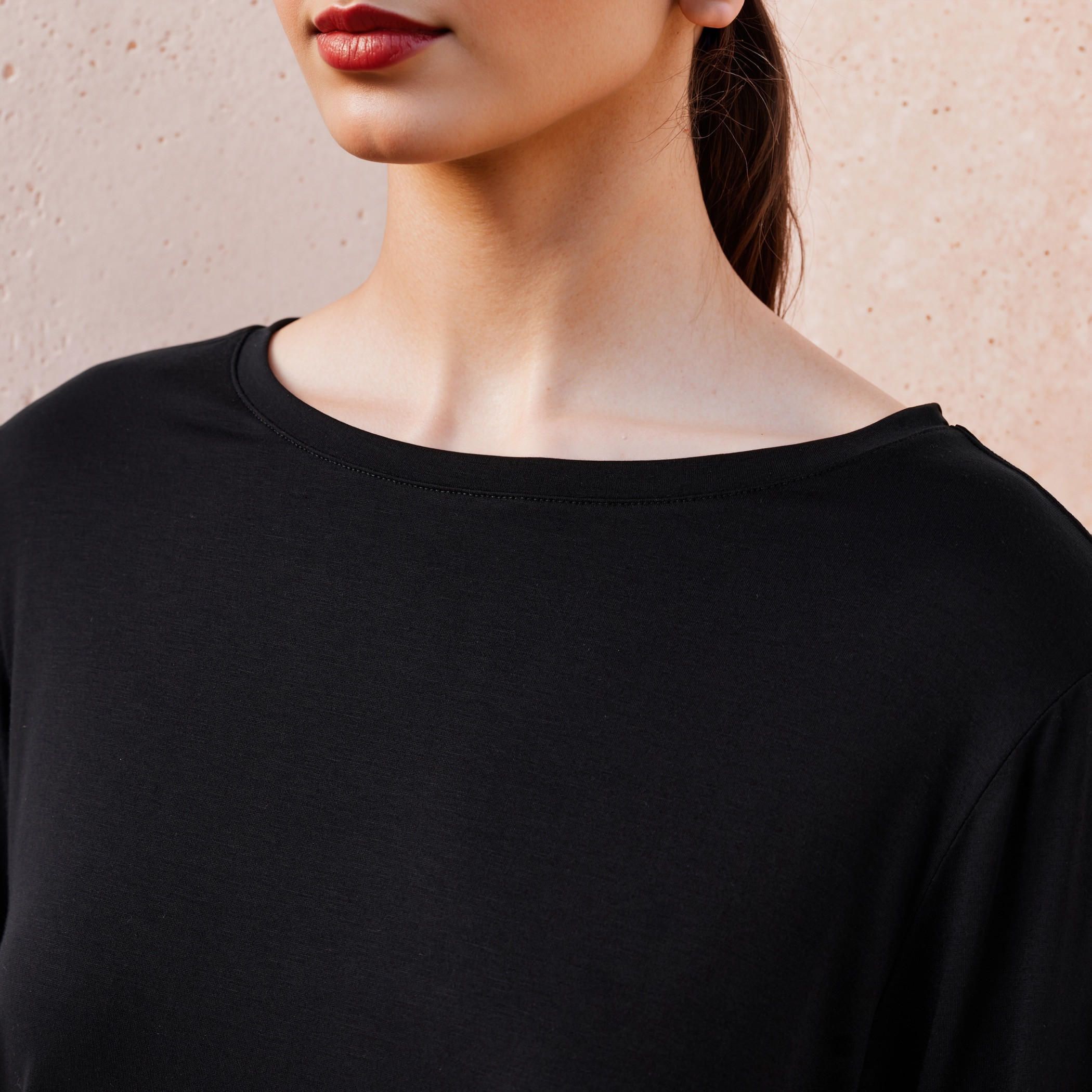 Slim Fit T-shirt with Long Sleeves-women-clothing-tshirts-image-4