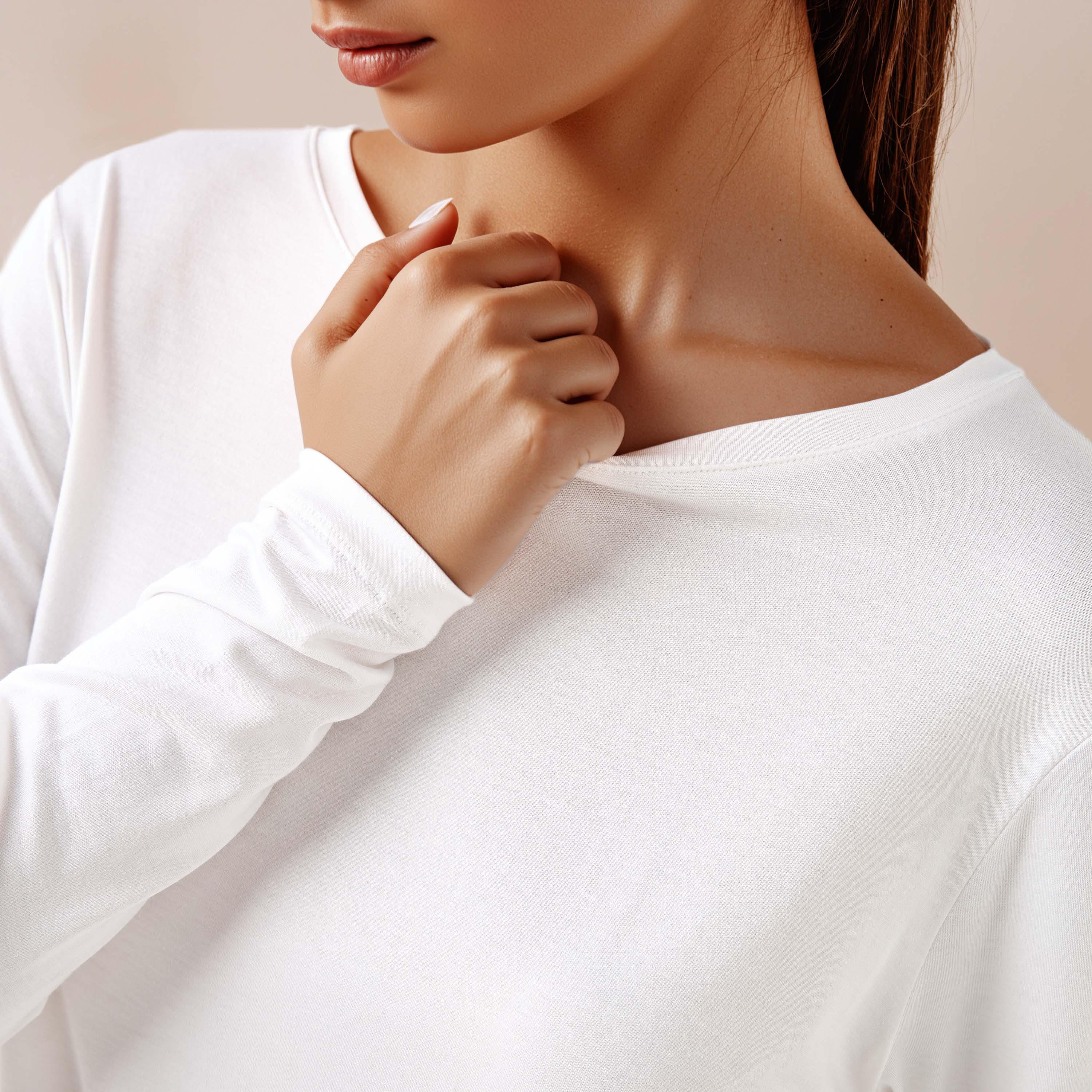 Slim Fit T-shirt with Long Sleeves-women-clothing-tshirts-image-4