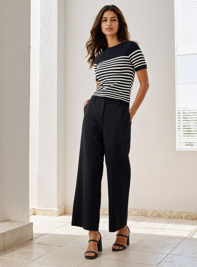 بلوزة محبوكة مقلمة بأكمام قصيرة-women-clothing-cardigansandjumpers-jumpers-image-2