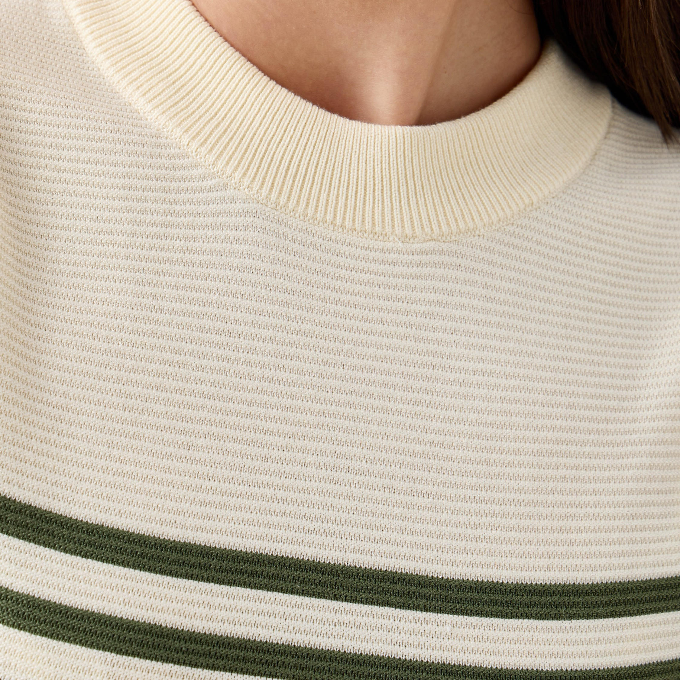 Striped Knit Top with Short Sleeves-women-clothing-cardigansandjumpers-jumpers-image-5