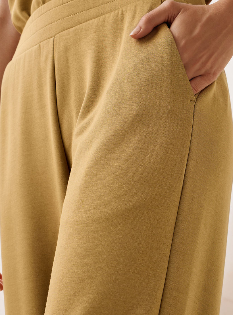 Plain Modal Flexi Waist Joggers with Pockets-women-clothing-bottoms-joggers-image-4