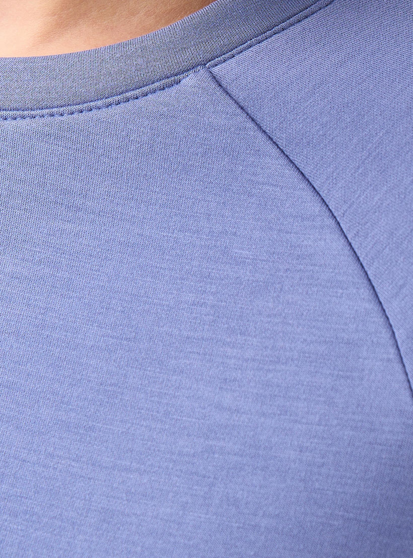 Crew Neck T-shirt with Short Sleeves-women-clothing-tshirts-image-5