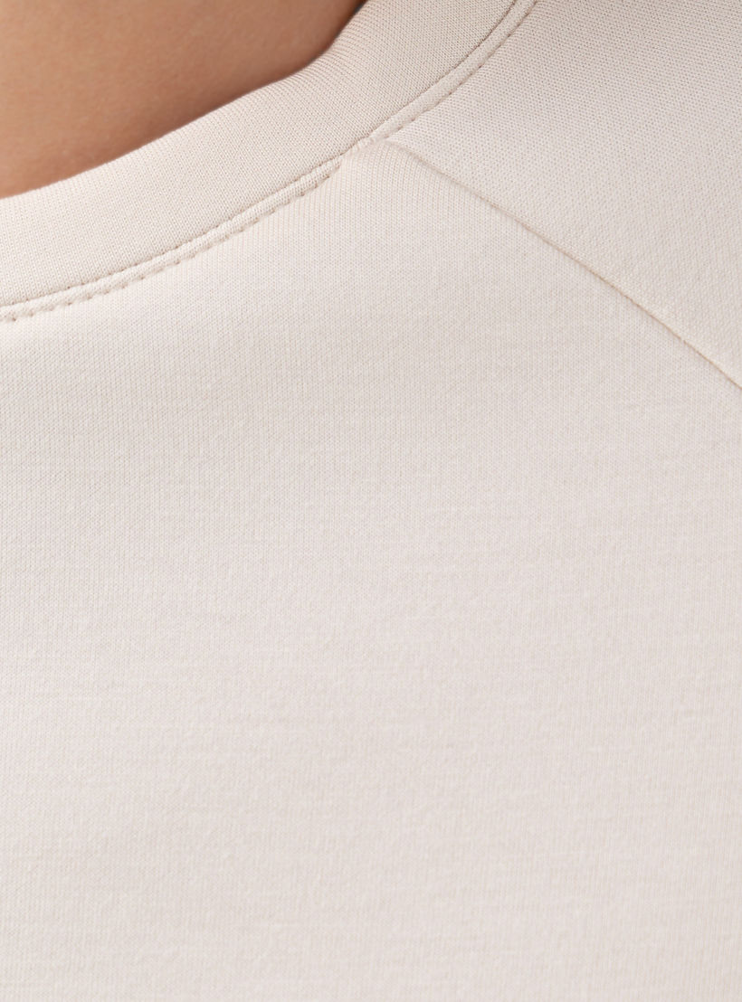 Crew Neck T-shirt with Short Sleeves-women-clothing-tshirts-image-5