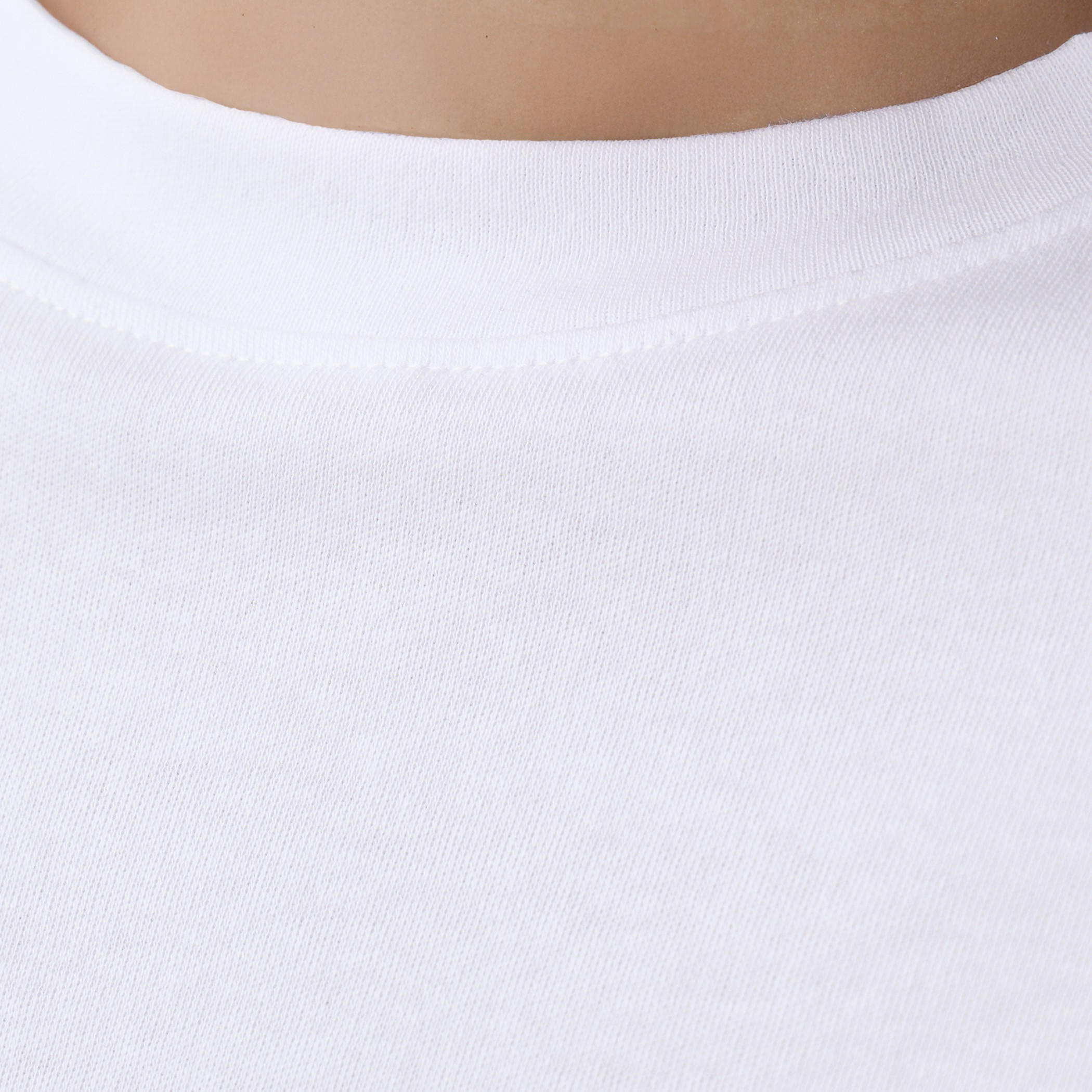 تيشيرت بوكسي قطن بياقة ضيقة وطبعات شعار-women-clothing-tshirts-image-5