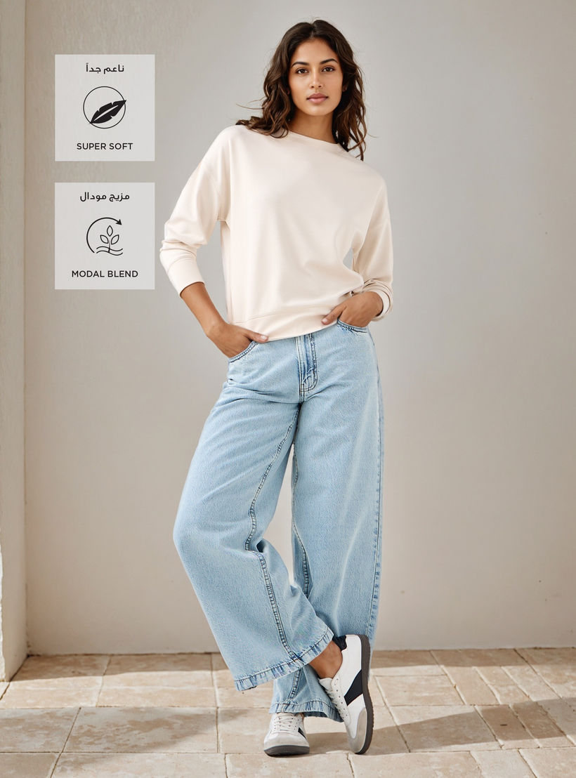 سويت شيرت ناعم-women-winterwear-hoodiesandsweatshirts-sweatshirts-image-4