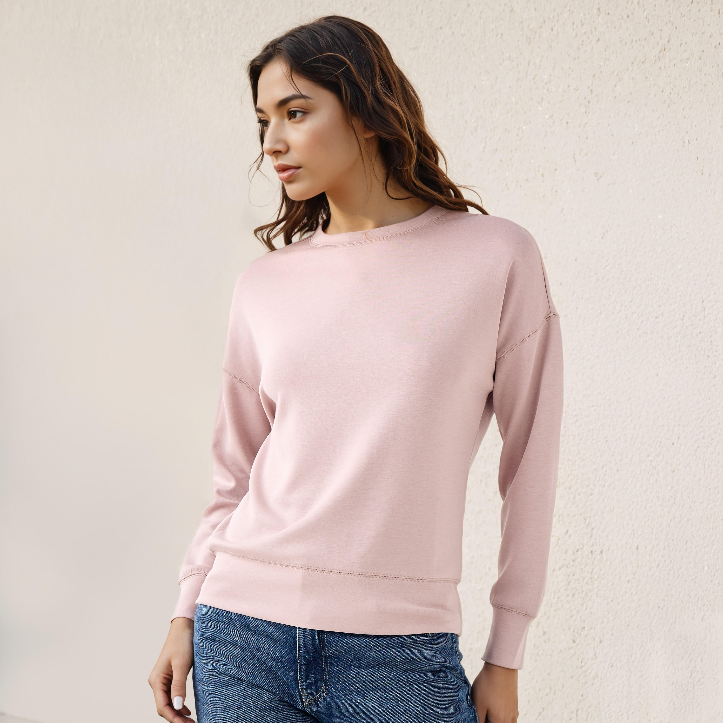 سويت شيرت ناعم-women-winterwear-hoodiesandsweatshirts-sweatshirts-image-1