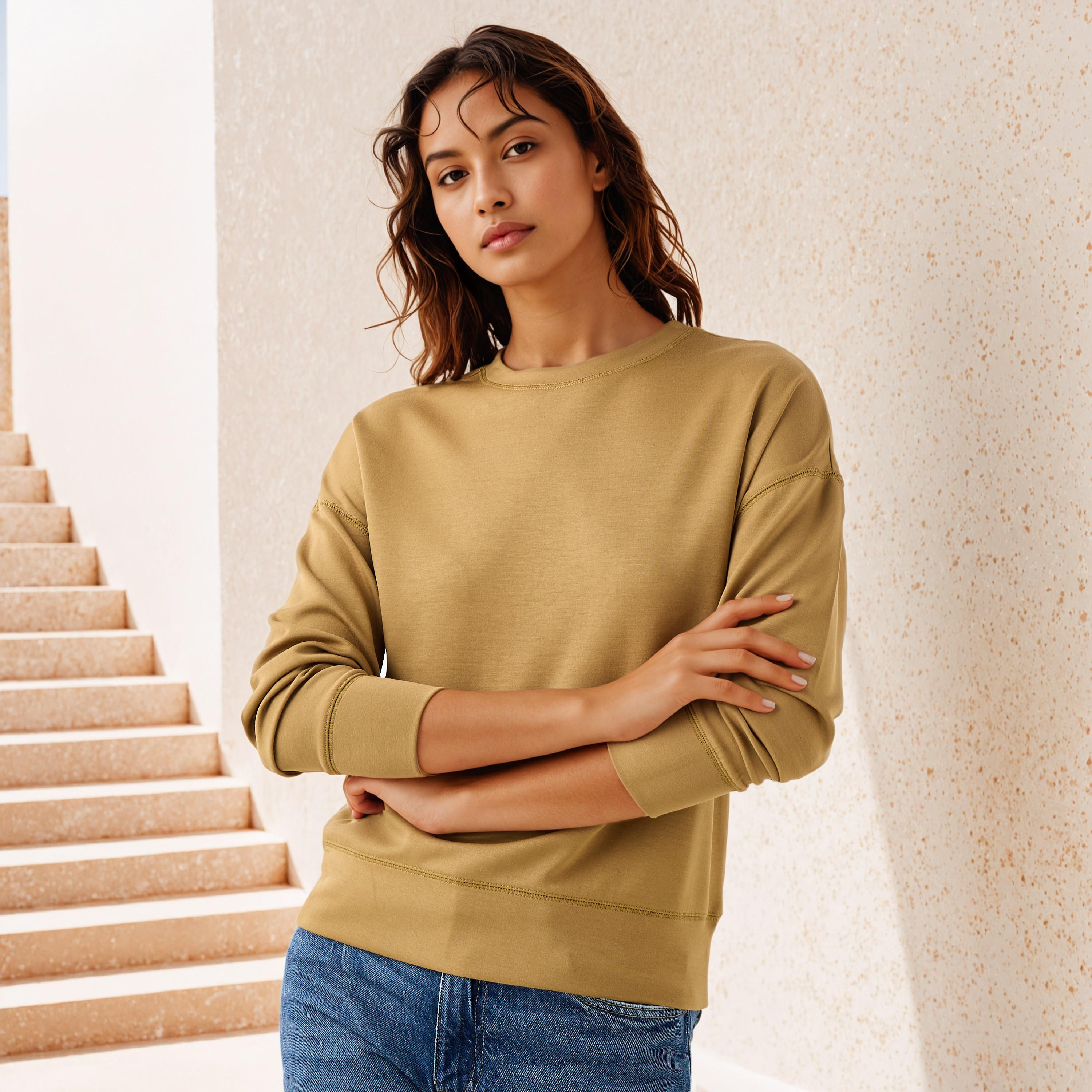 سويت شيرت ناعم-women-winterwear-hoodiesandsweatshirts-sweatshirts-image-5