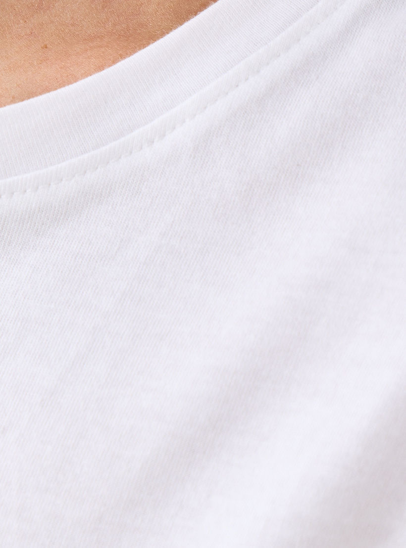 Graphic Print Crew Neck T-shirt-women-clothing-tshirts-image-5
