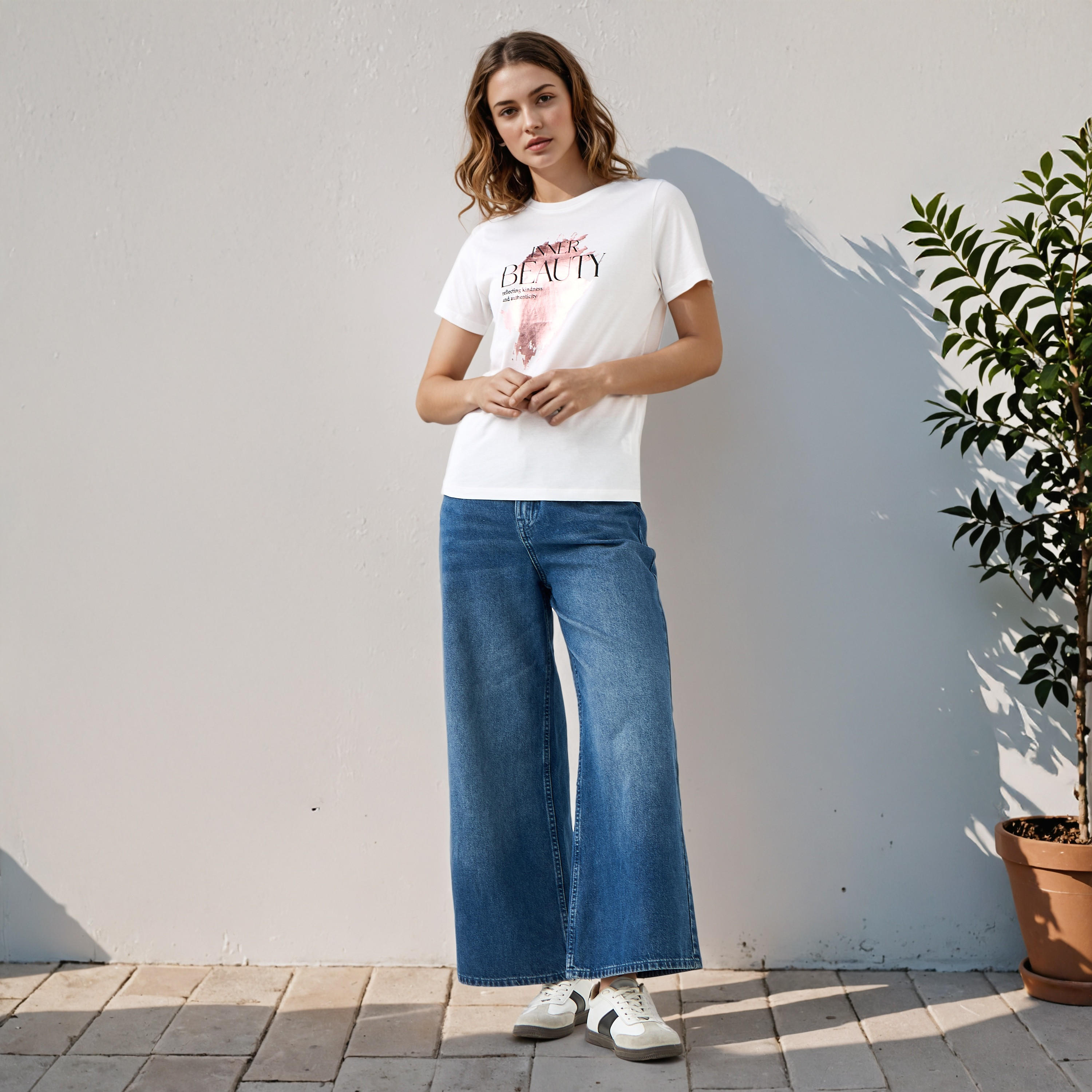 Graphic Print Regular Fit T-shirt-women-clothing-tshirts-image-2