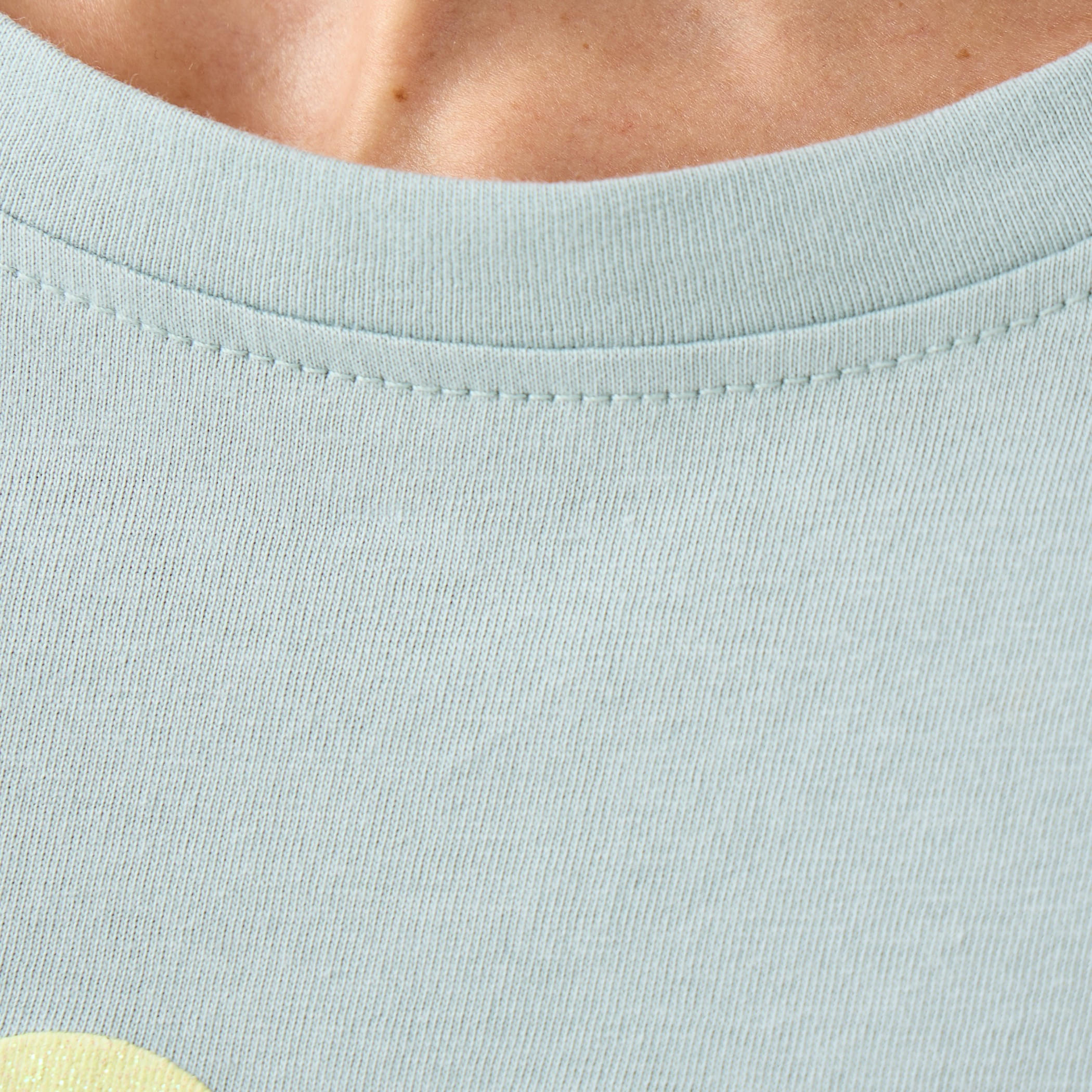 Slogan Print T-shirt with Crew Neck-women-clothing-tshirts-image-5
