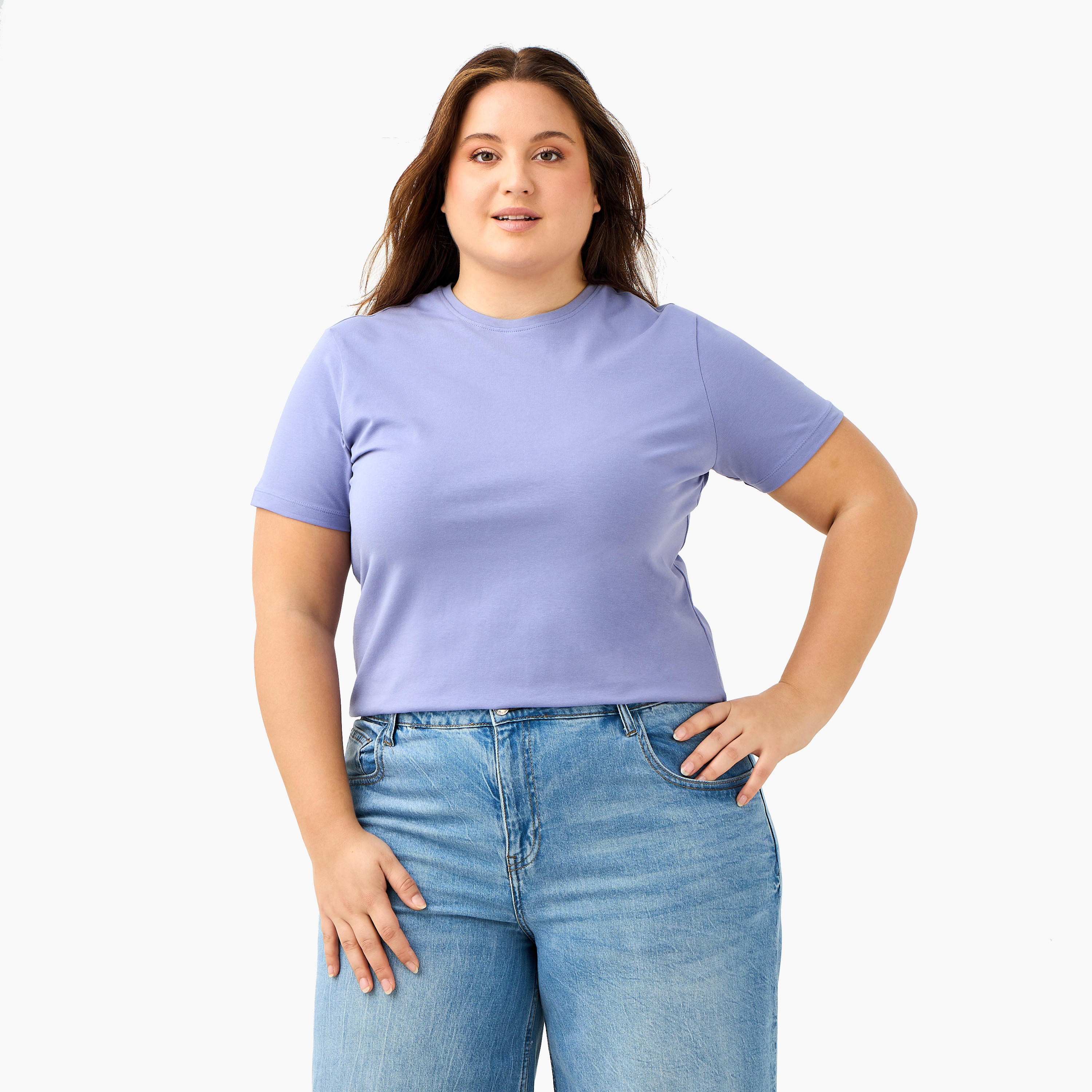 Crew Neck T-shirt-women-clothing-tshirts-image-2