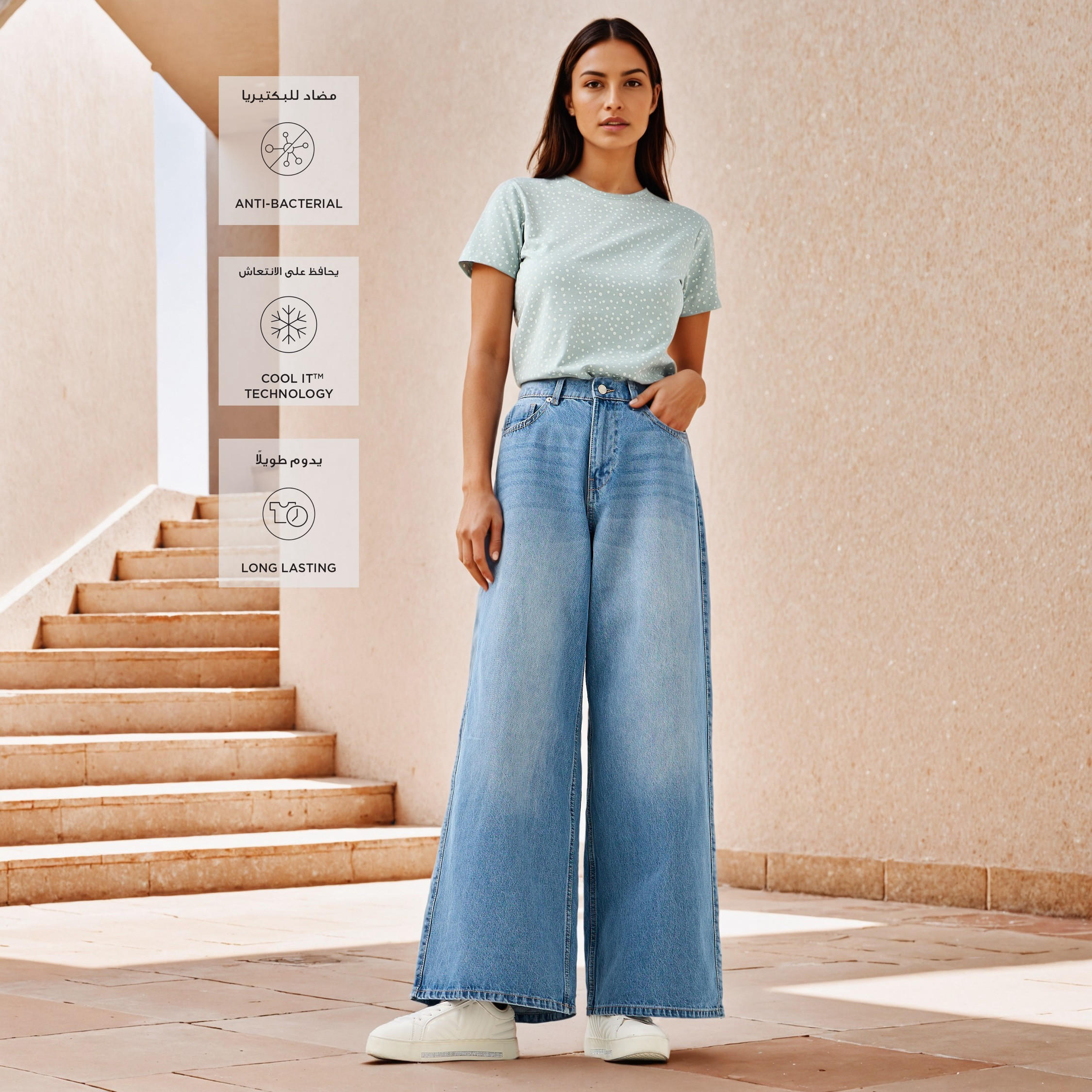 تيشيرت بياقة ضيقة وطبعات-women-clothing-tshirts-image-4