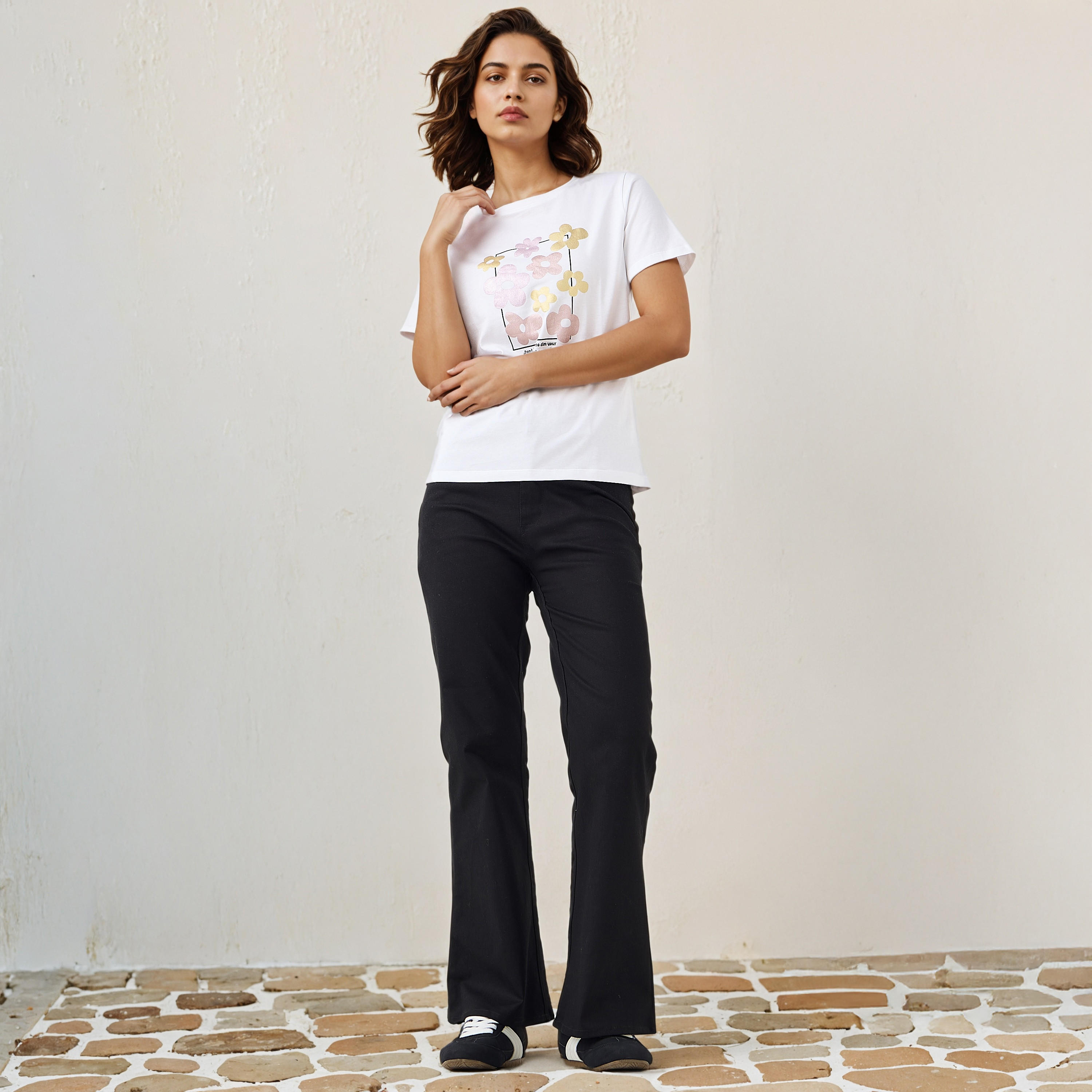 Floral Print Regular Fit T-shirt-women-clothing-tshirts-image-2
