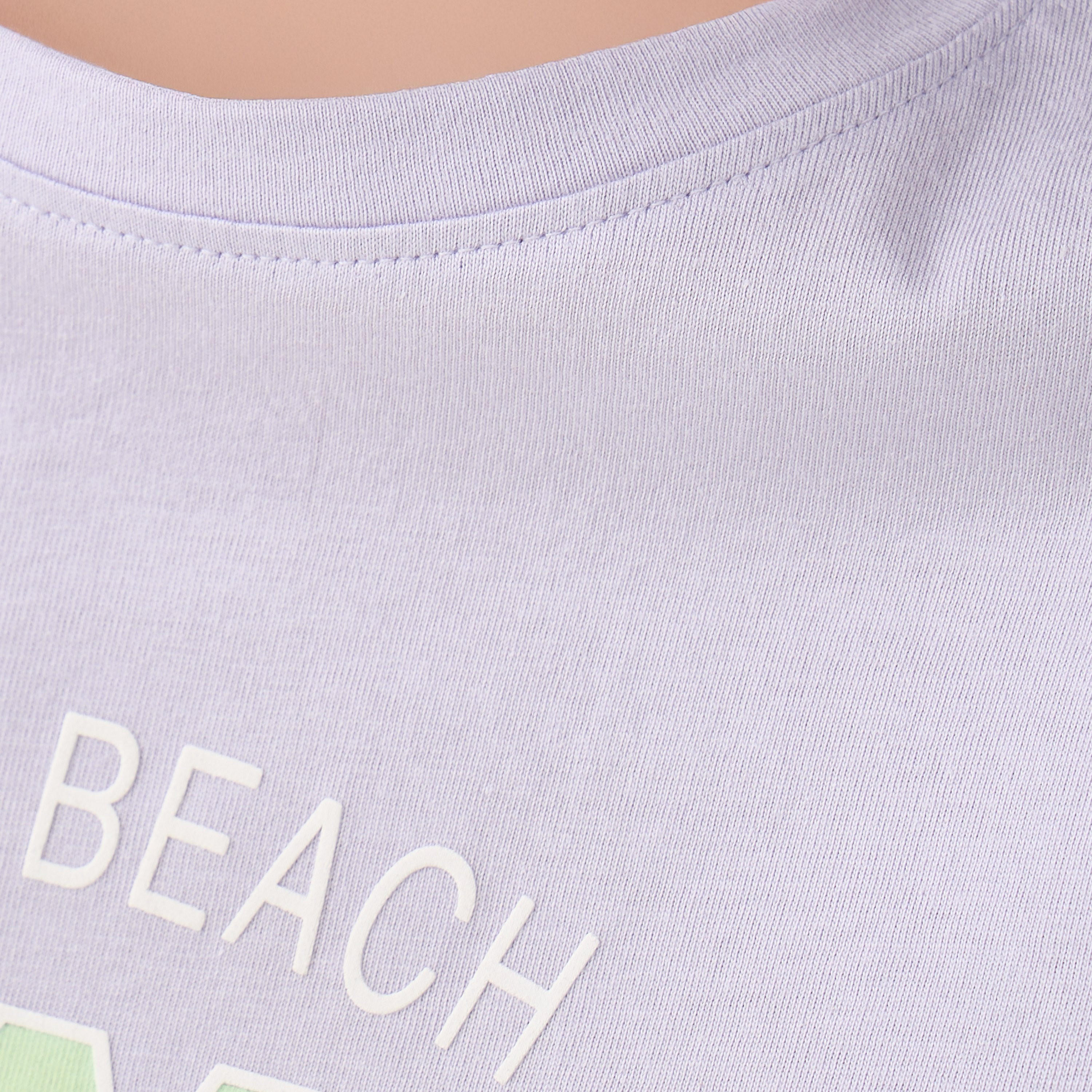 Graphic Print T-shirt with Crew Neck-women-clothing-tshirts-image-5