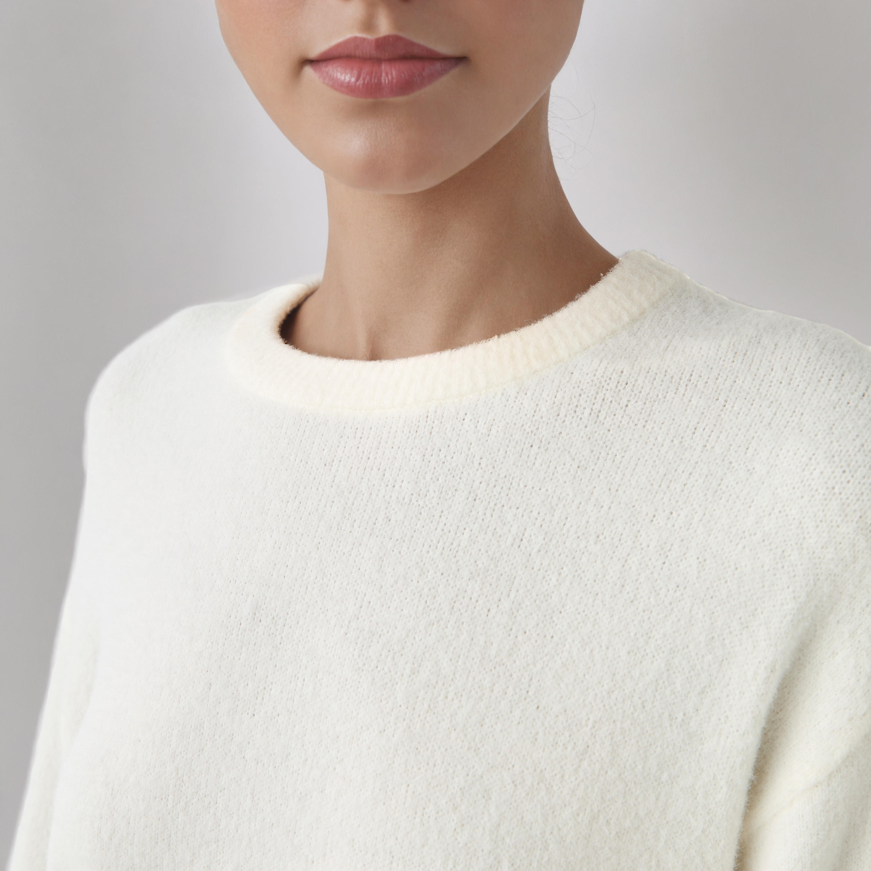 Crew Neck Sweater with Drop Shoulders-women-clothing-cardigansandjumpers-jumpers-image-5