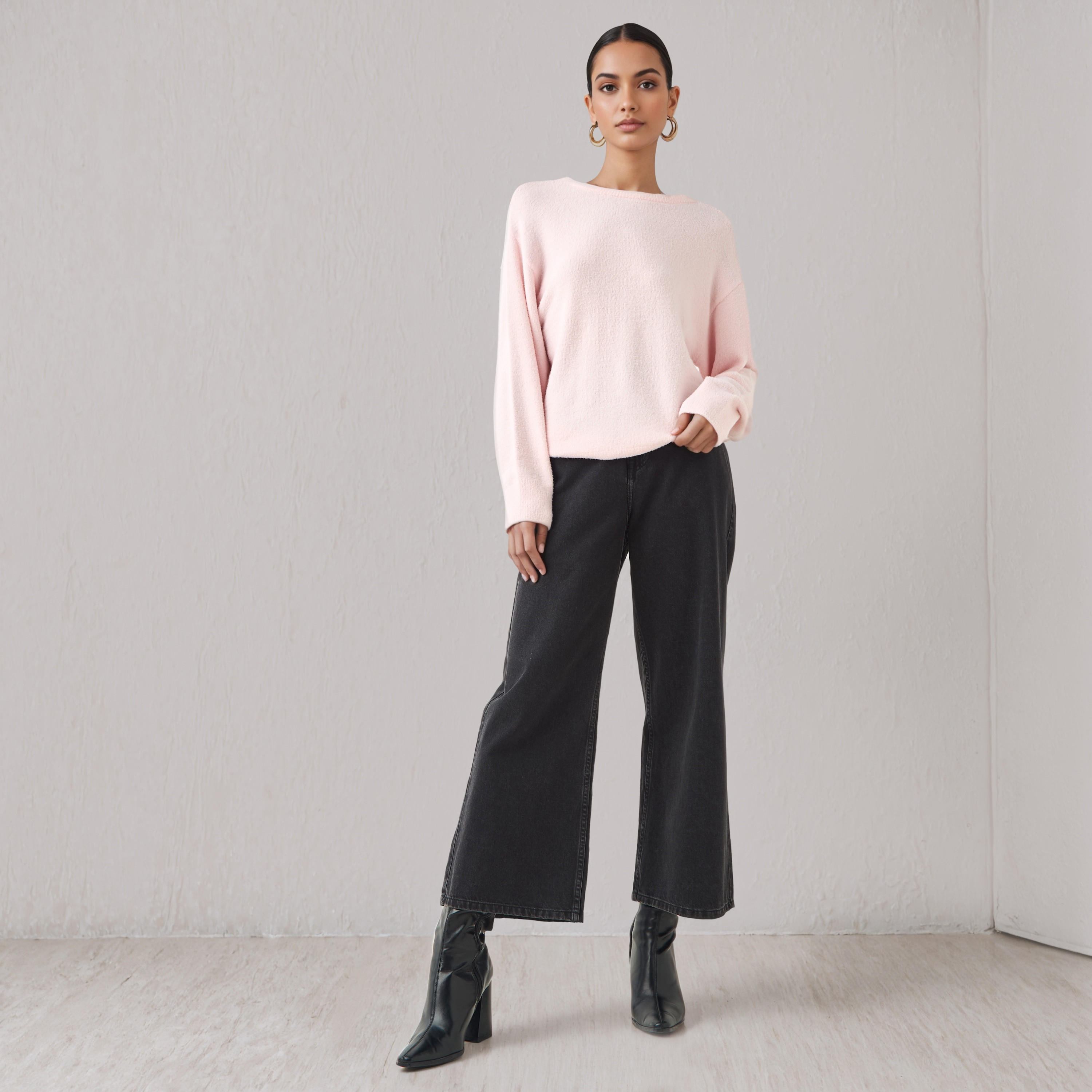 كنزة بياقة ضيقة وأكتاف منسدلة-women-clothing-cardigansandjumpers-jumpers-image-4